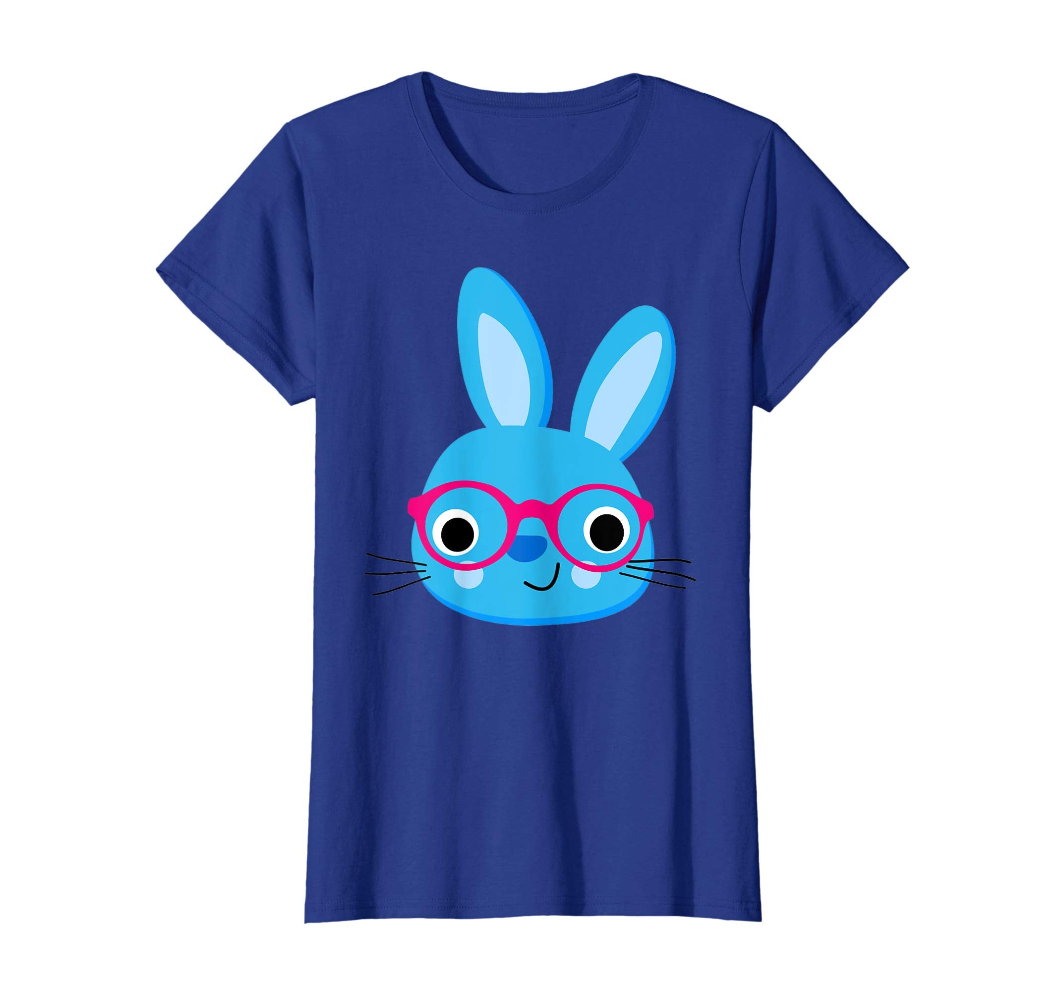 Easter Bunny Rabbit Pink Glasses T-Shirt