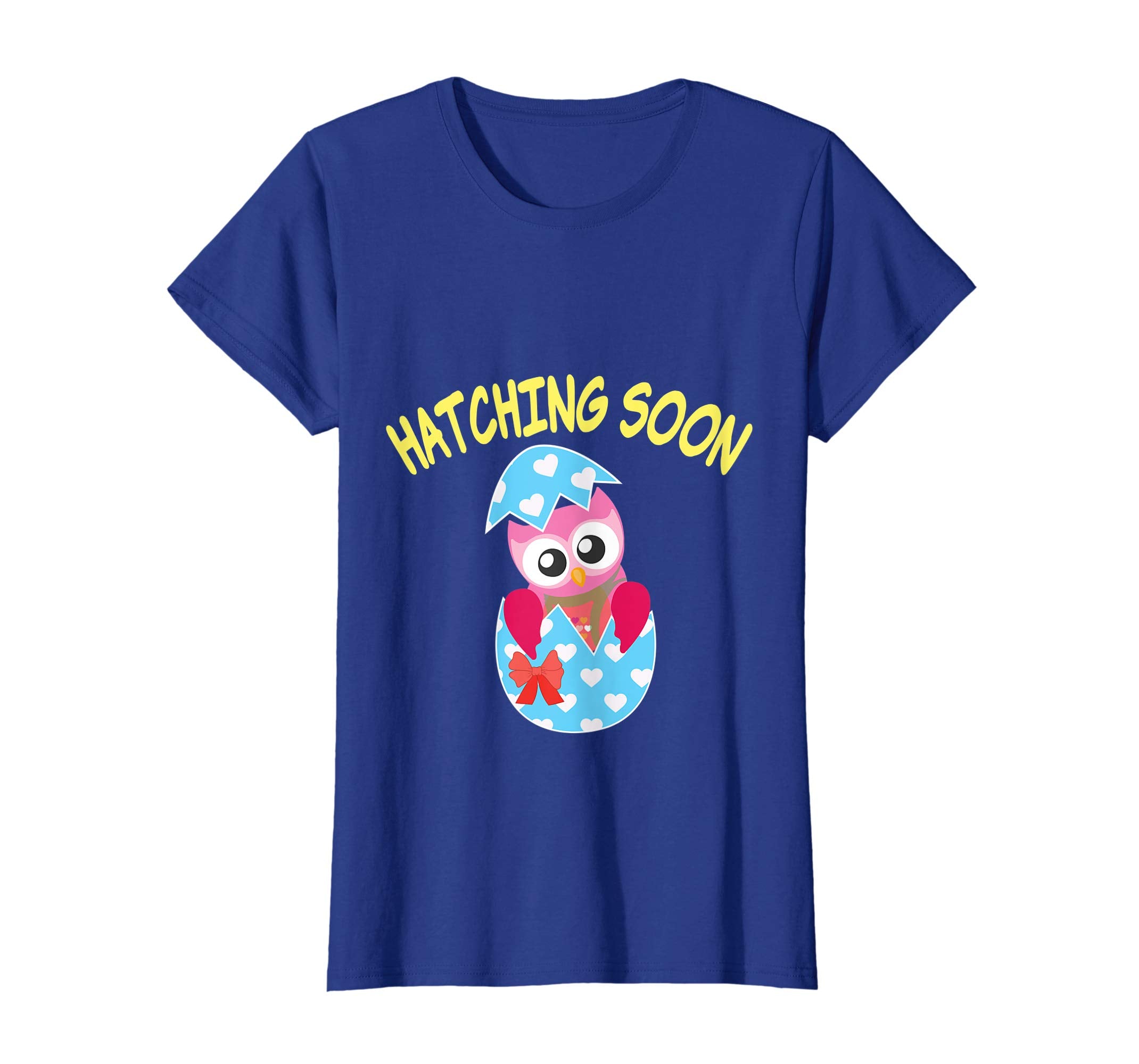 Easter Owl Hatching Soon T-Shirt Pregnancy Announcement Love