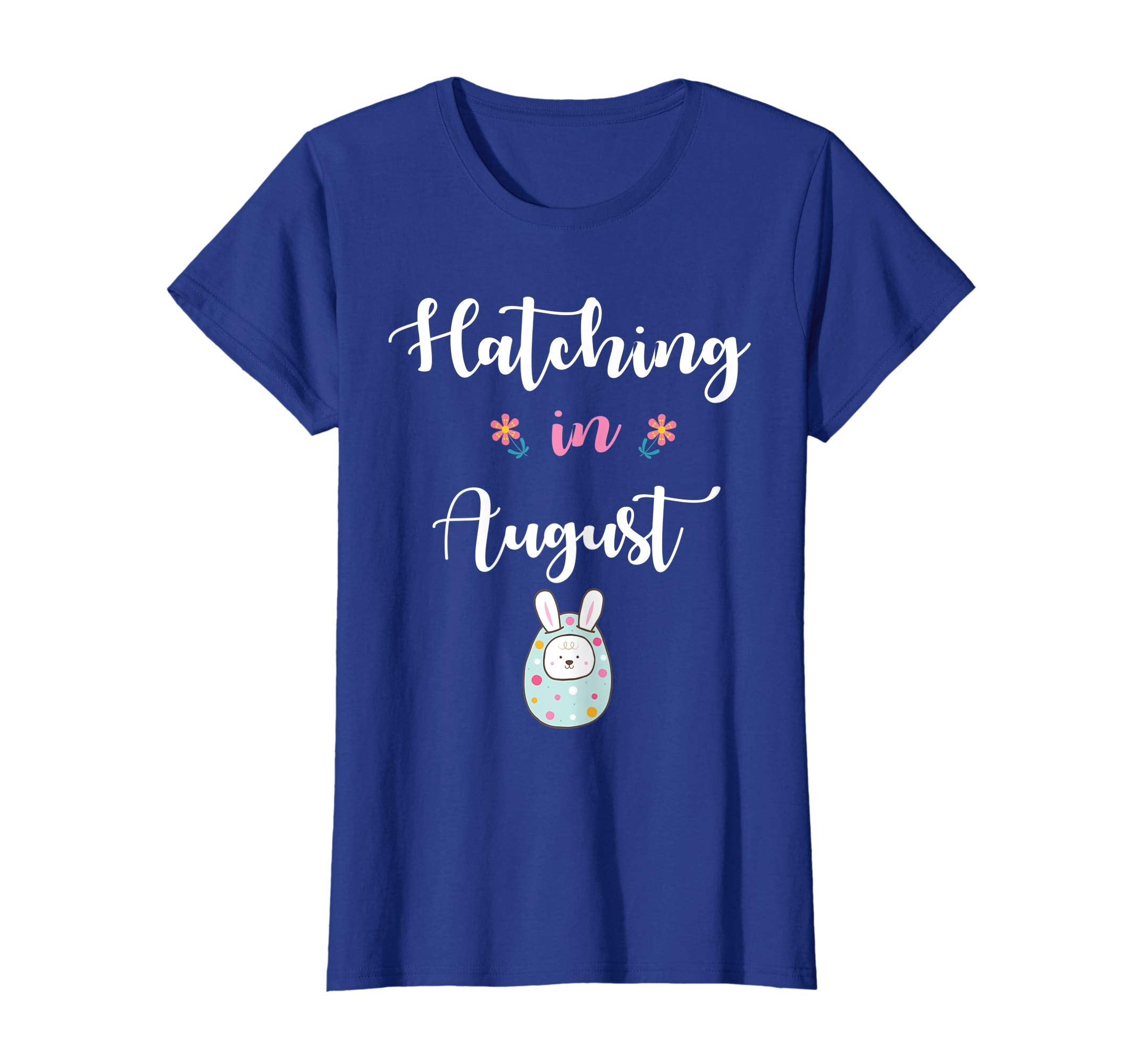Pregnancy Kid Bunny In Easter Egg Hatching In August Shirt