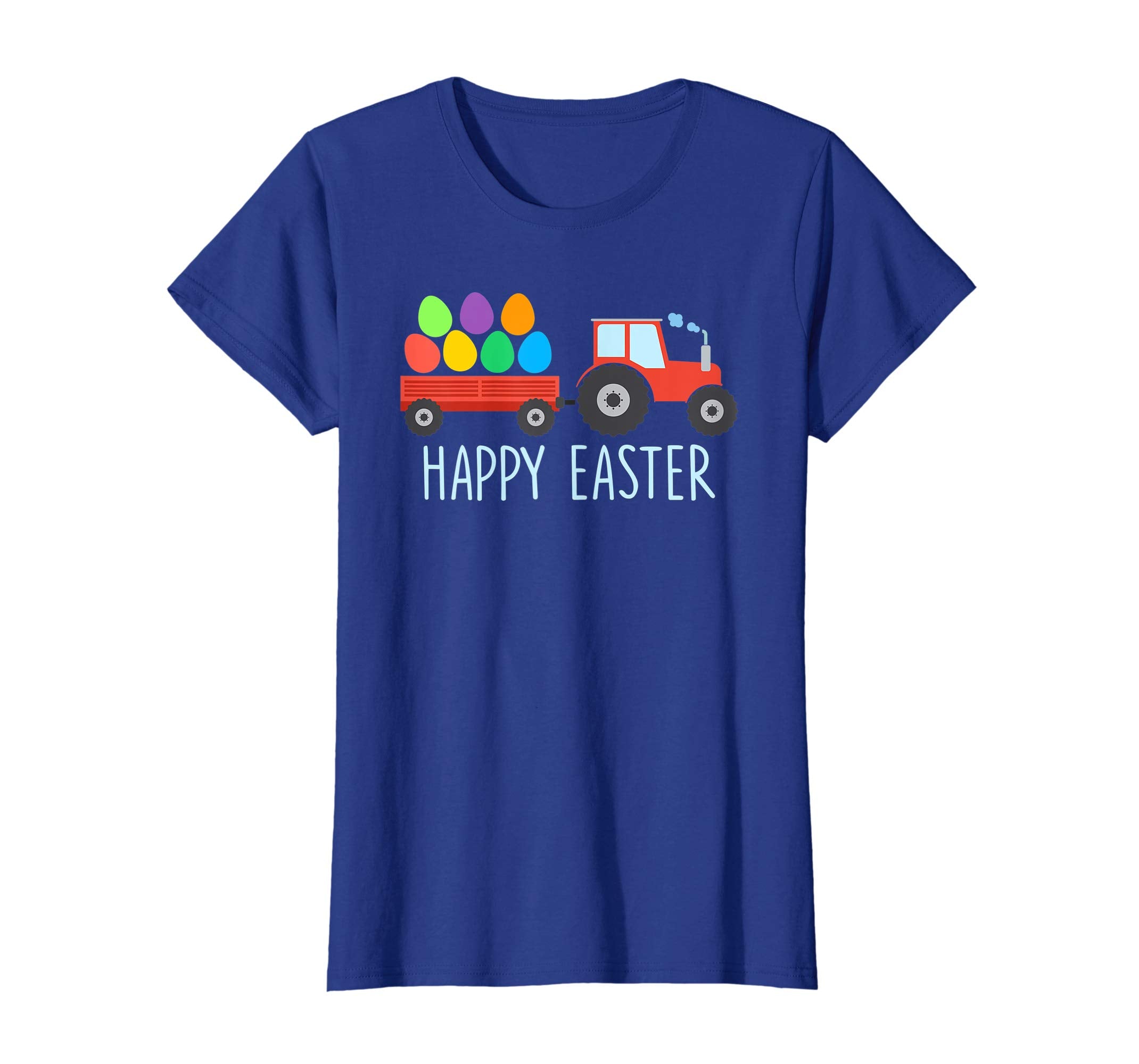 Easter Egg Hunt Tractor T-Shirt Boys Girls Kids Toddlers