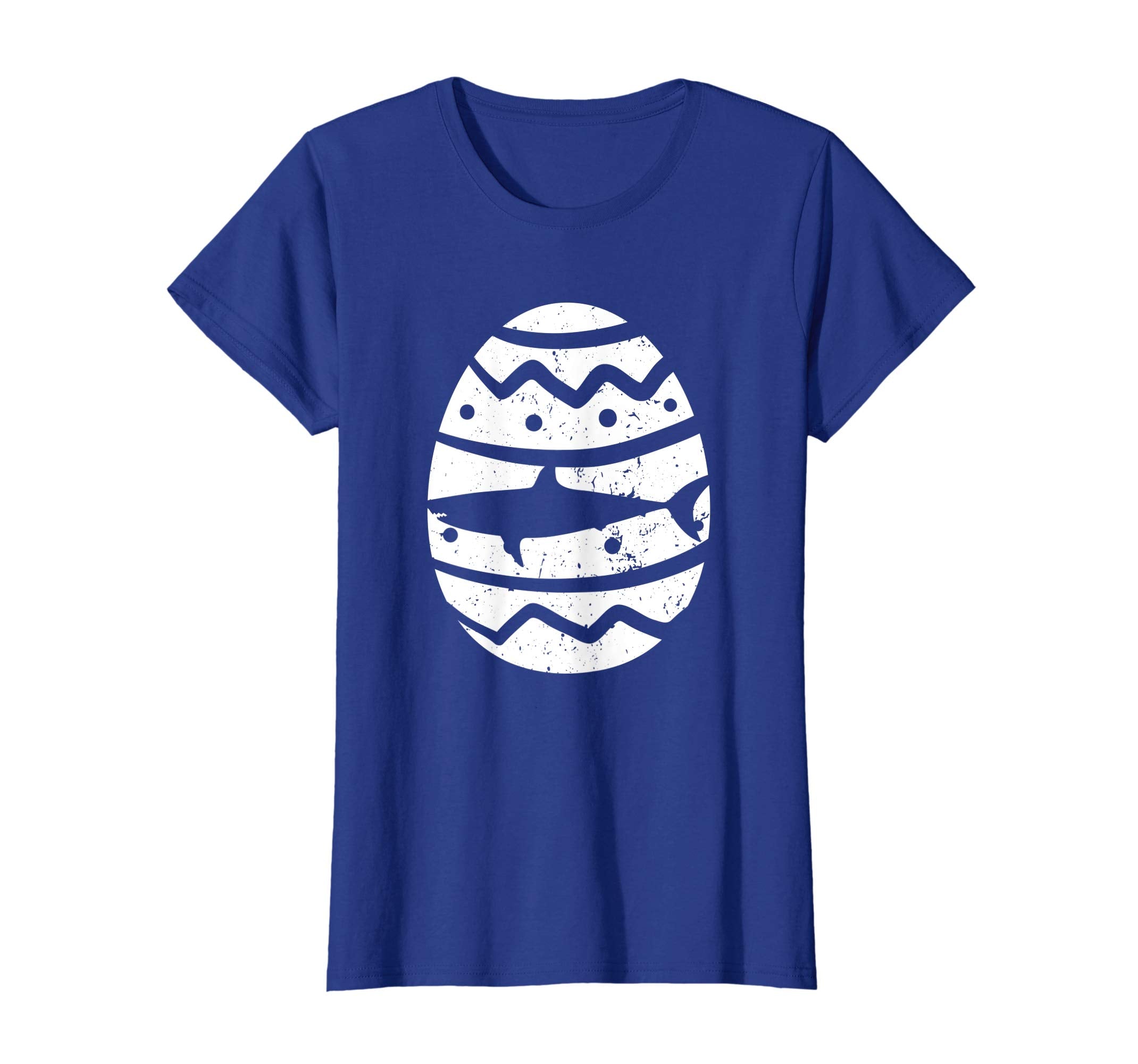 Vintage Shark Easter Egg T-Shirt Shark Easter Gift