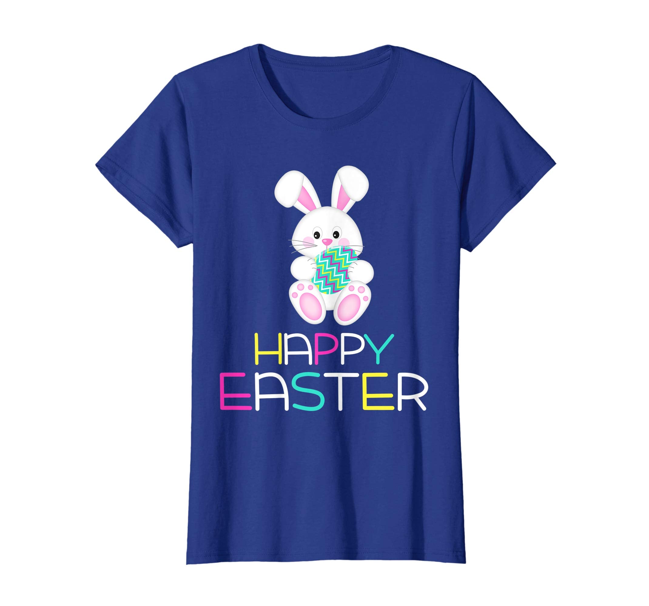 Happy Easter Shirt Cute Bunny &amp; Colorful Egg Easter Gift