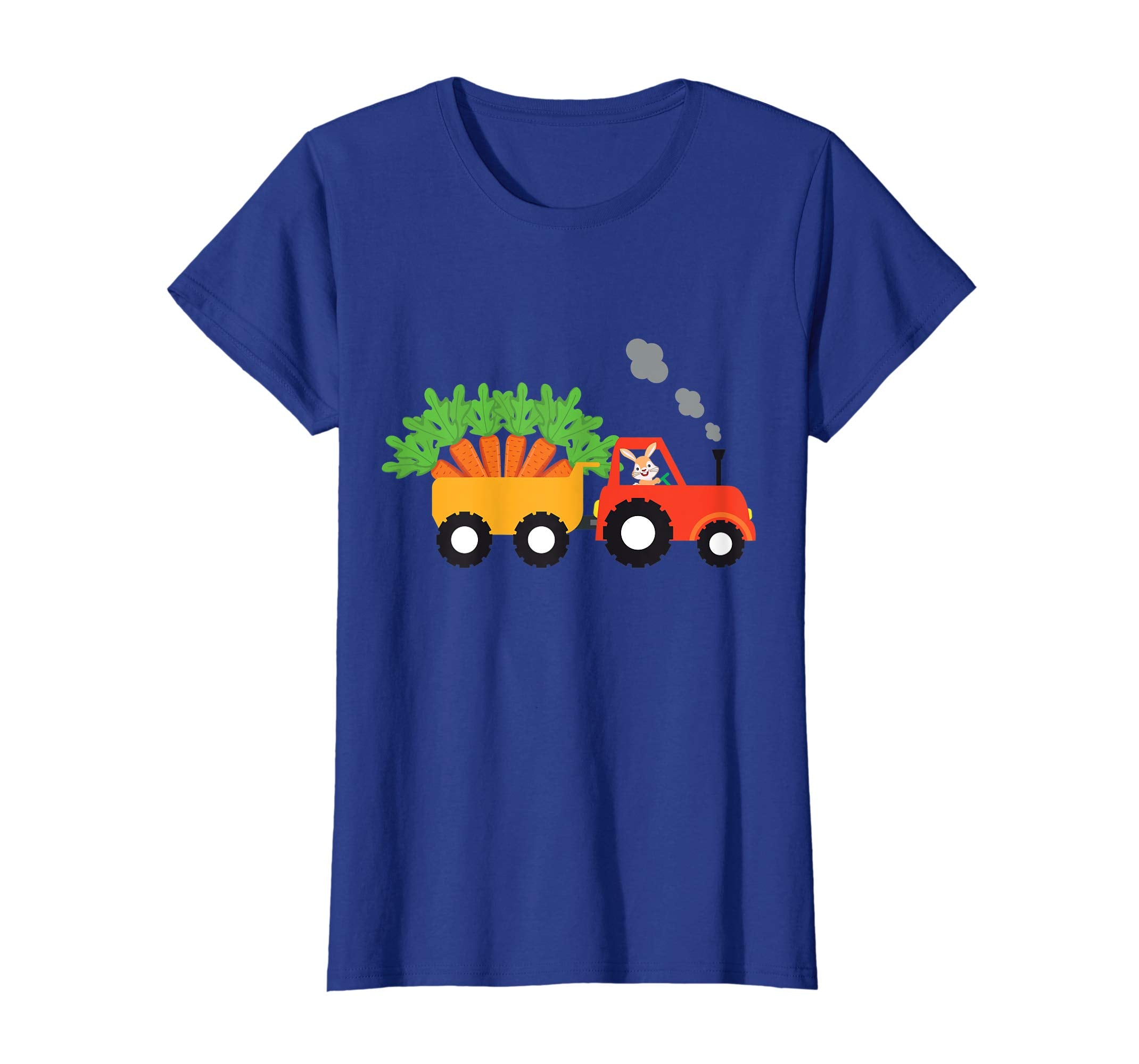 I'm Cute Bunny Tractor Carrying Carrots Easter Day T-Shirt