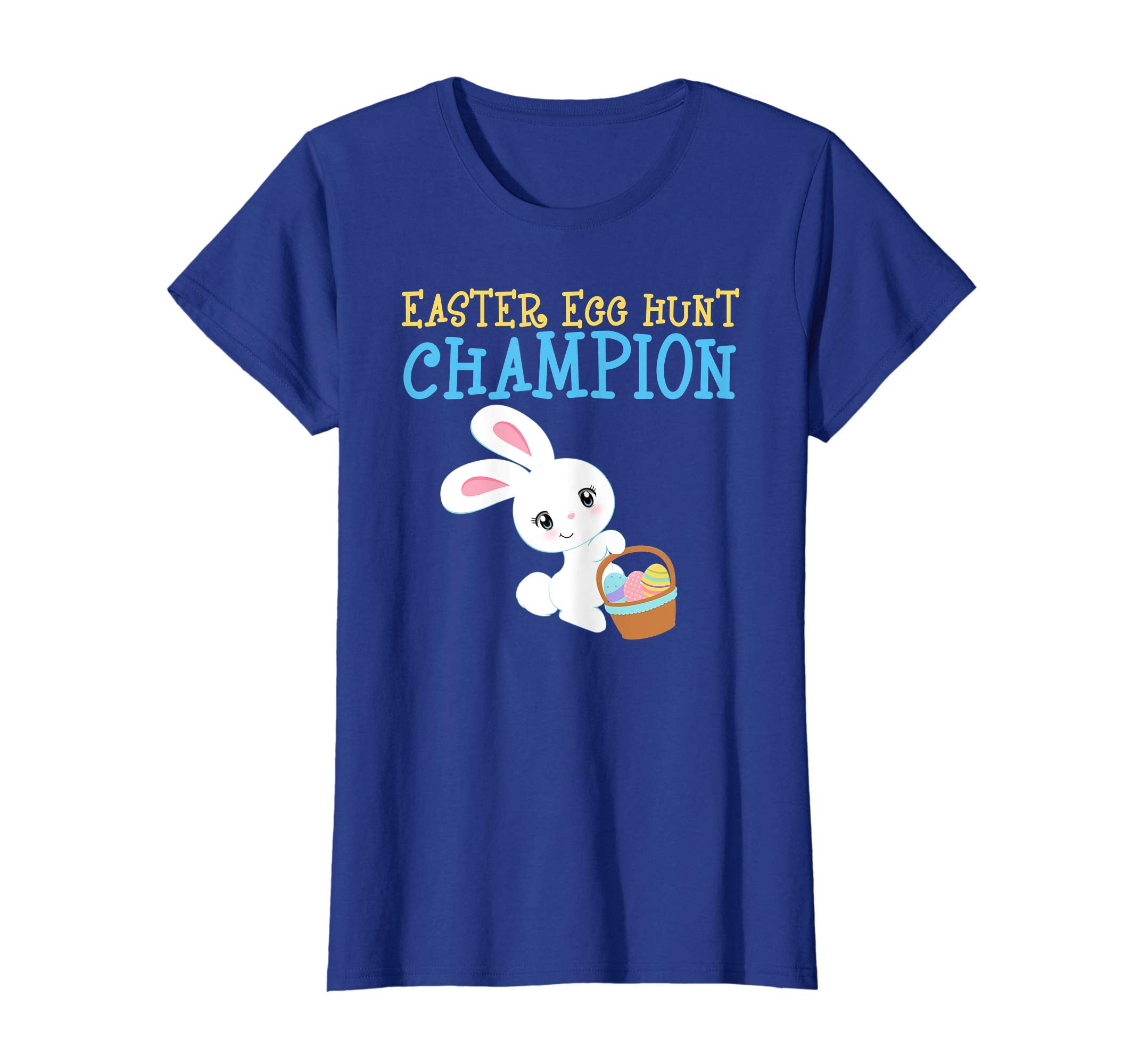 EASTER EGG HUNT CHAMPION Bunny T-Shirt Girls Kids Toddlers