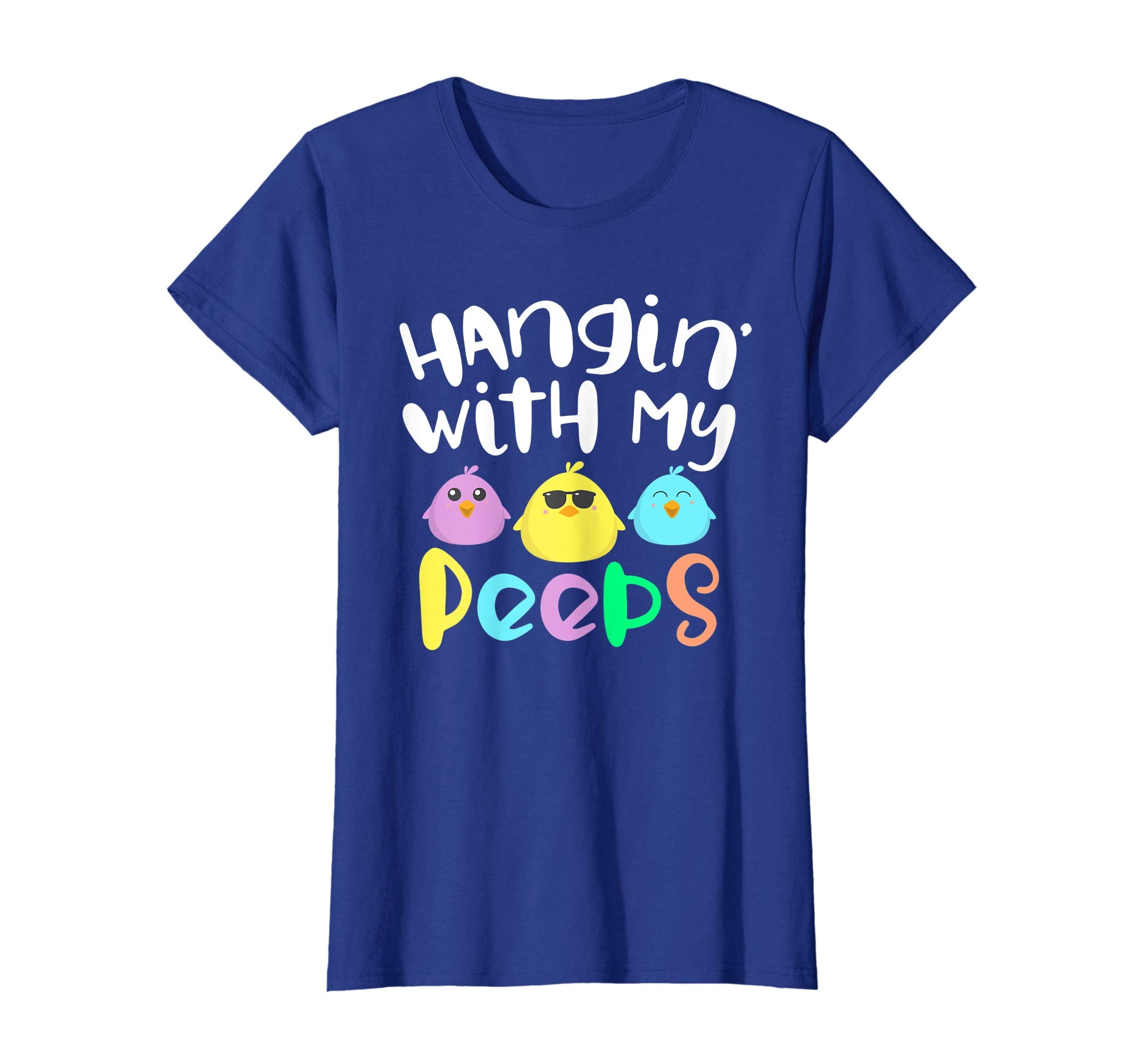 Hanging With My Peeps Happy Easter Kids Boys Girls T Shirt