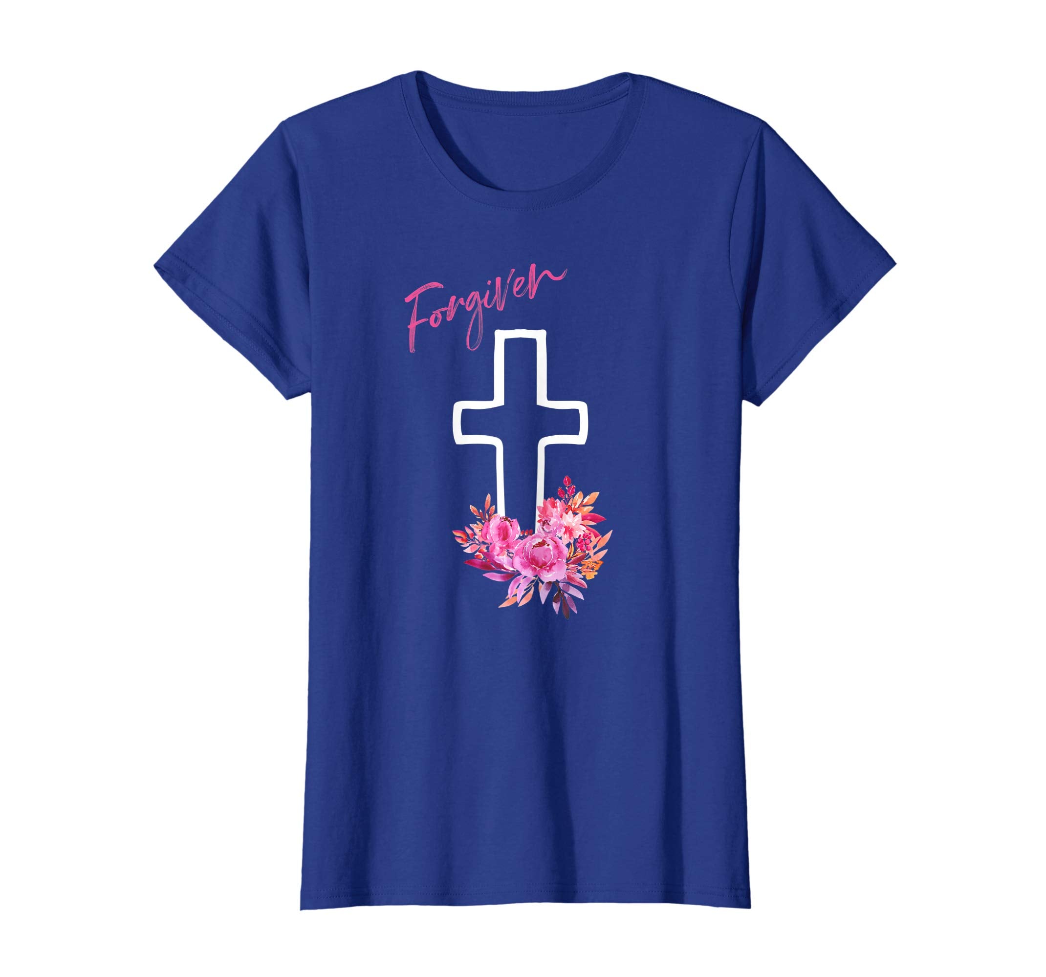 christian shirt faith tee graphic women cute easter forgiven