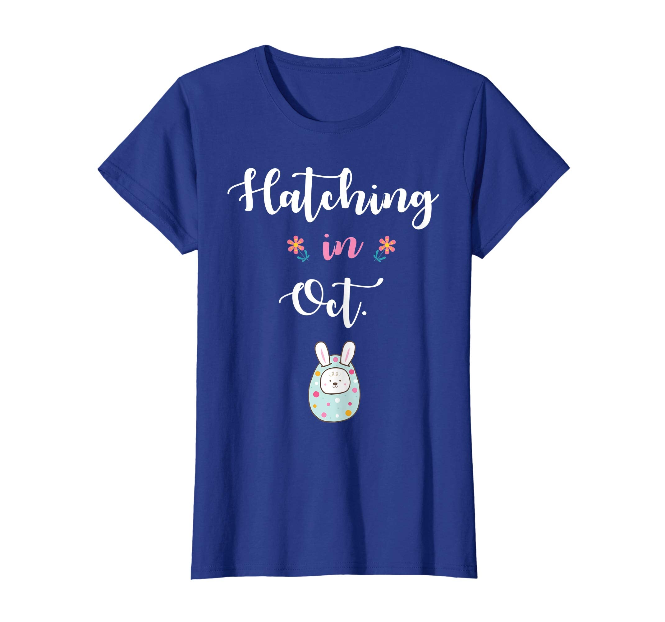 Pregnancy Kid Bunny In Easter Egg Hatching In October Shirt