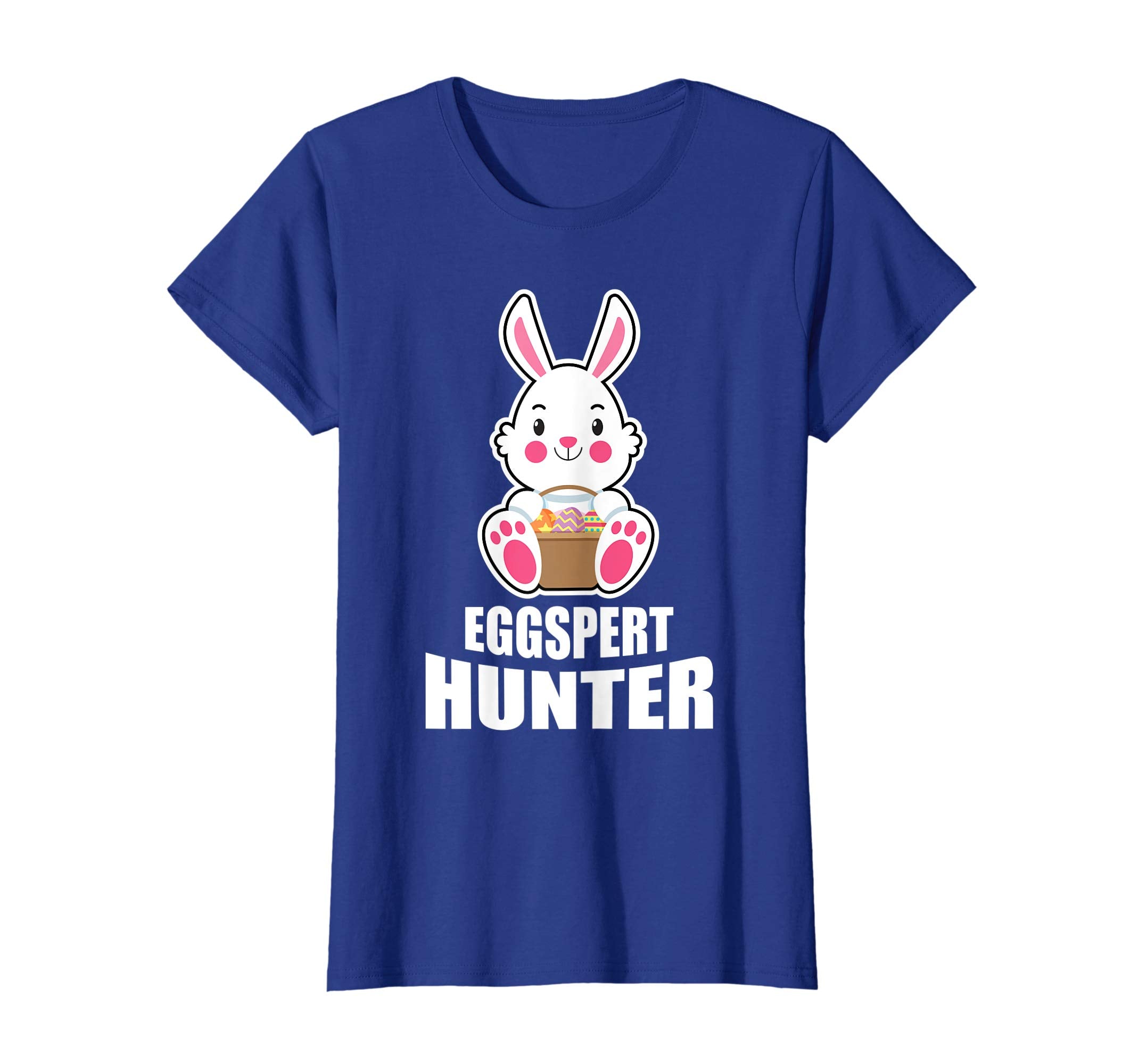 Funny Eggspert Hunter T-Shirt Easter Bunny Gift Tee