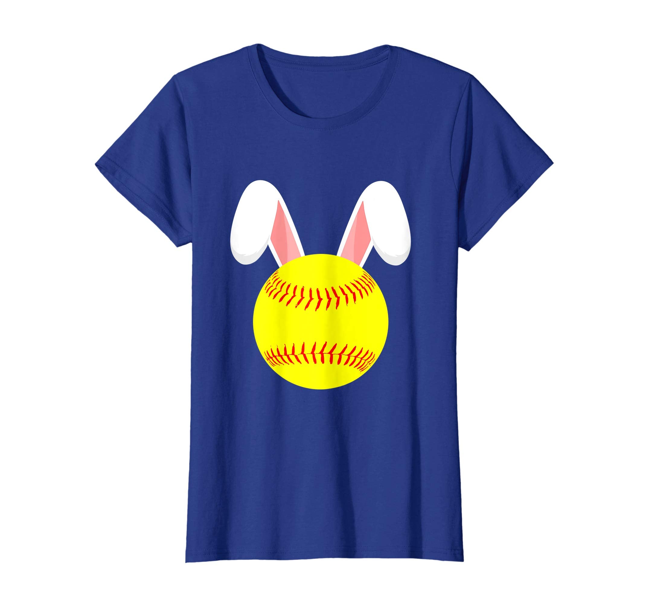 Softball Easter Bunny Egg T-Shirt Funny For Men Women