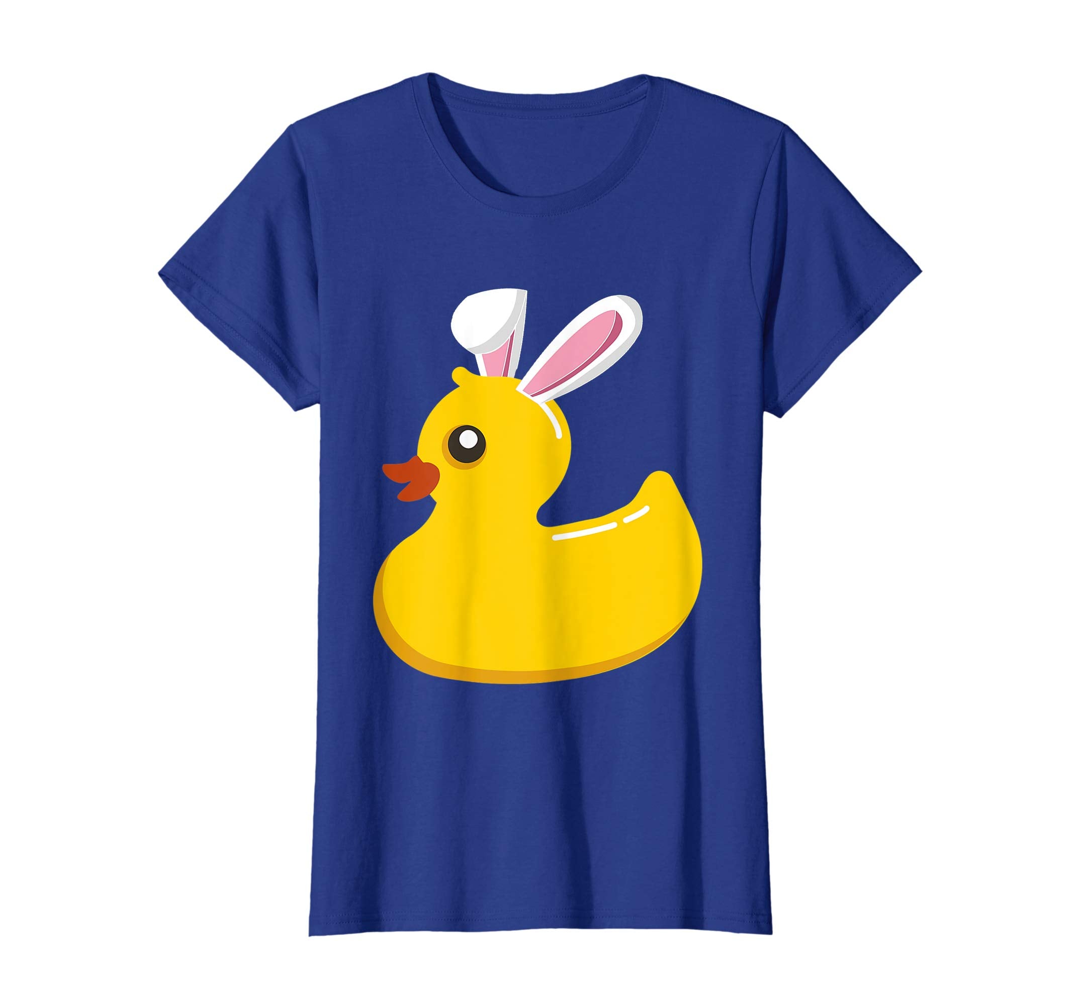 Rubber Duck With Easter Bunny Ears Funny Cute Pascha T-Shirt