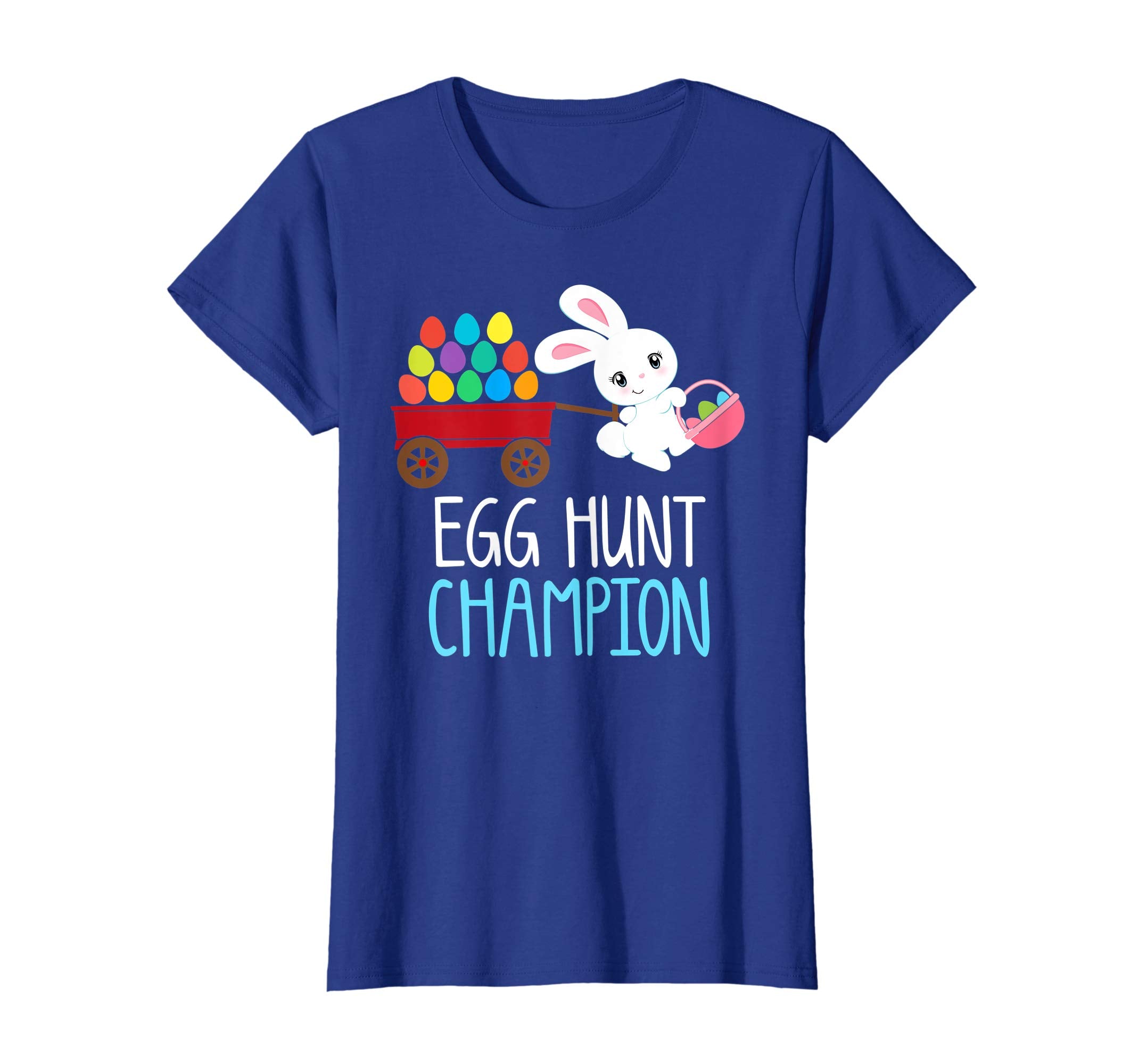 Easter Bunny T-Shirt Girls Kids Toddlers EGG HUNT CHAMPION