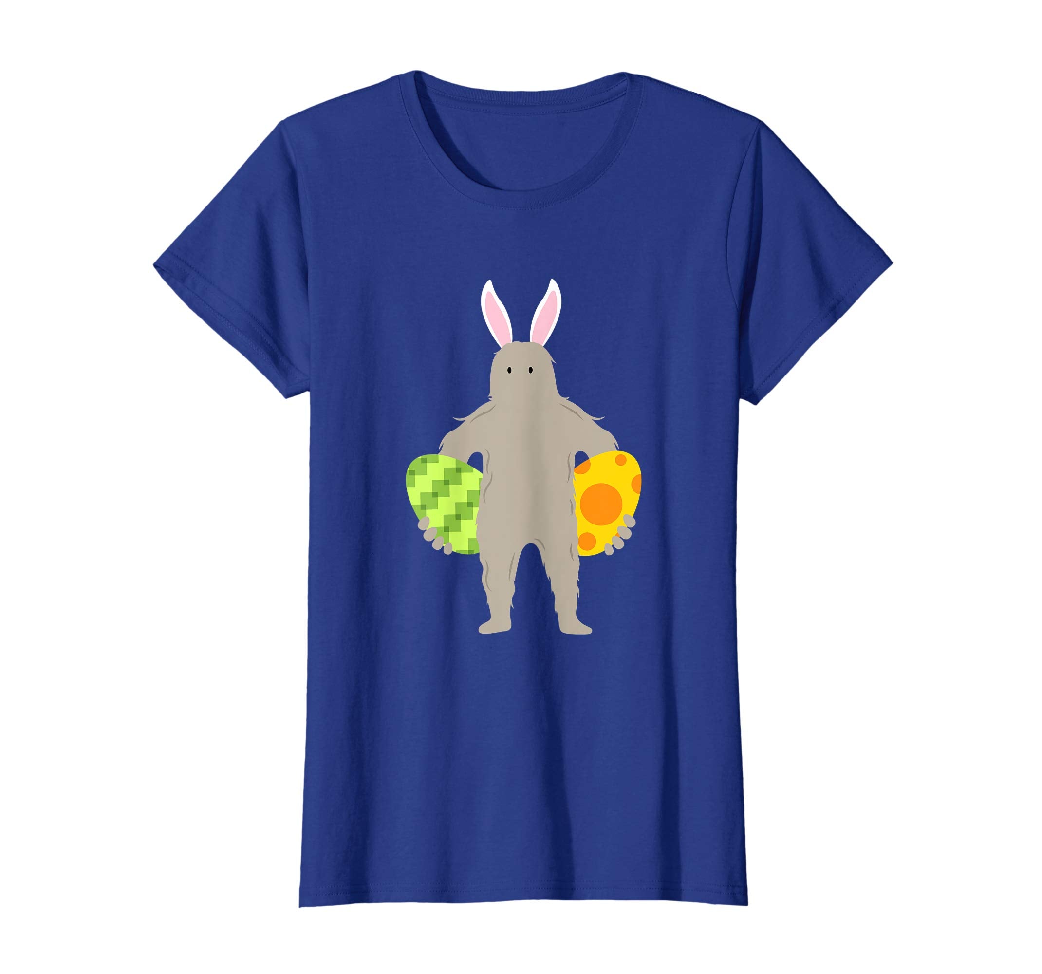 Easter Bunny Eggs Bigfoot T shirt Gifts for Kids Boys Girls