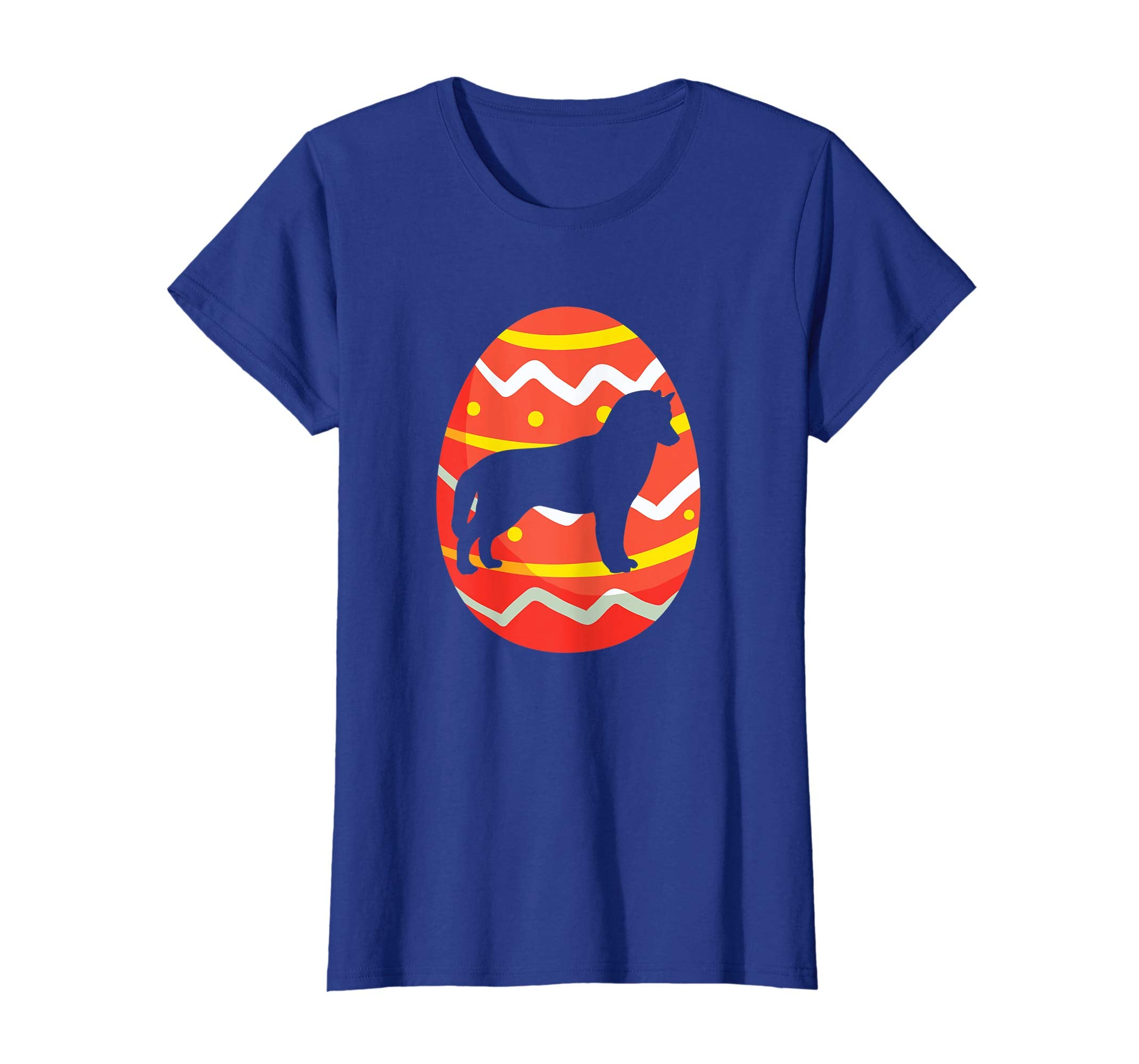 Siberian Husky Easter Bunny Egg T-Shirt Dog Easter Gift