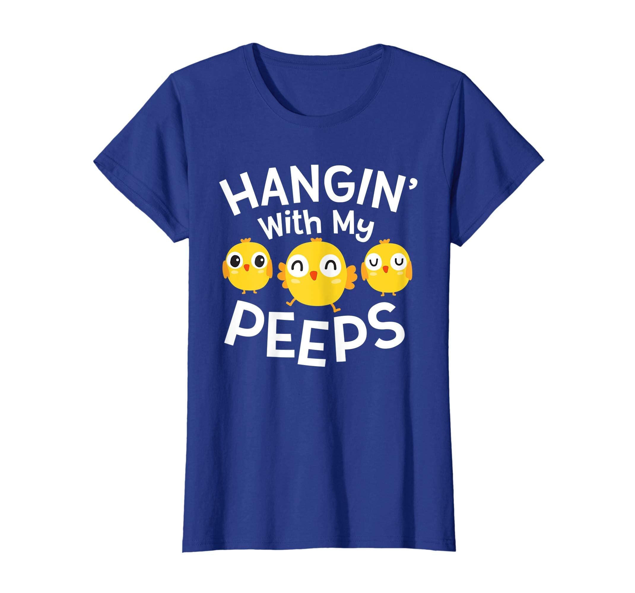 Hanging With My Peeps Happy Easter Kids Boys Girls T Shirt