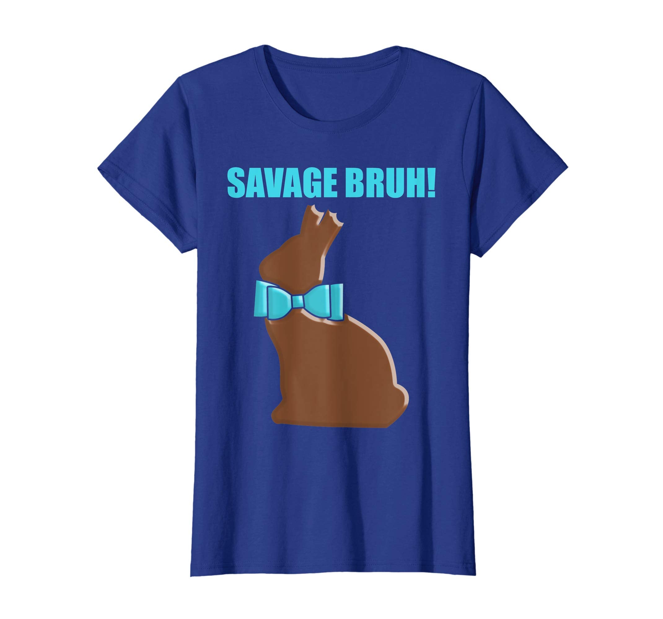 Bruh Funny Easter Meme TShirt Chocolate Easter Bunny Savage
