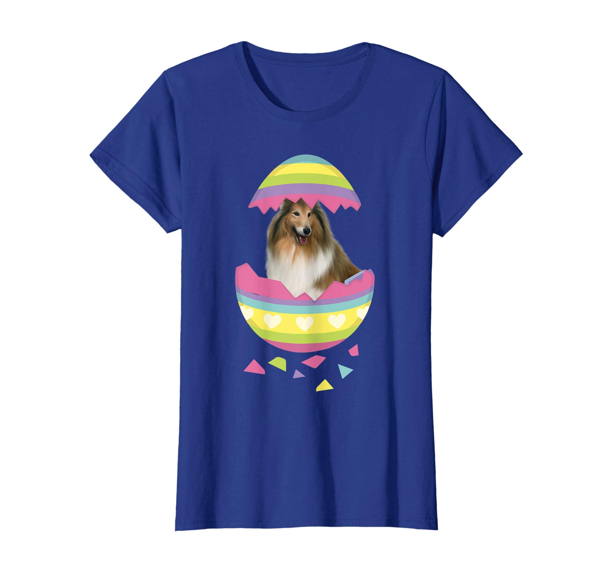 Collie Easter Egg T-Shirt Dog Lover