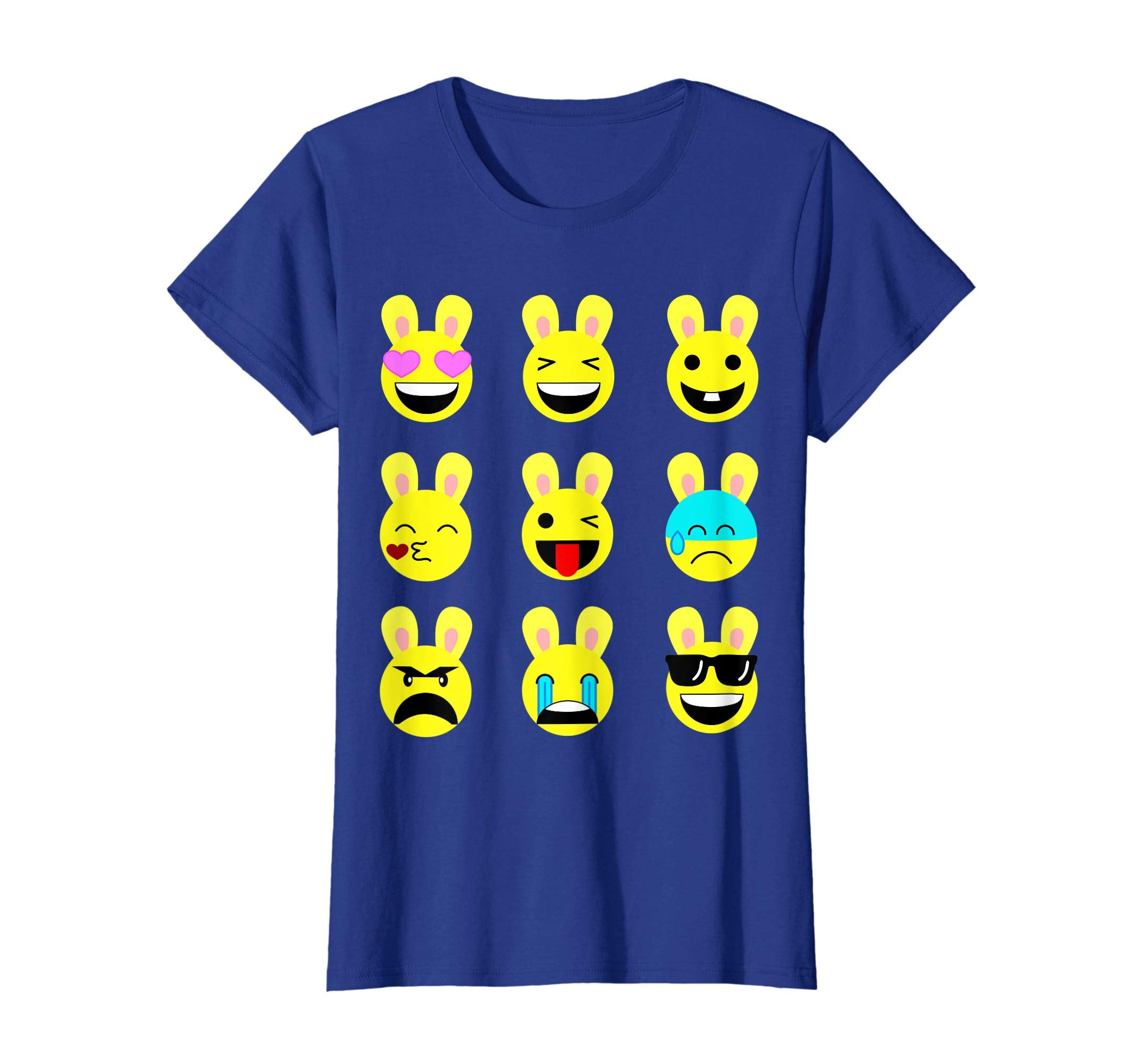 Cool Funny Emoticon Emojis Easter Bunny Tee Shirt Gift
