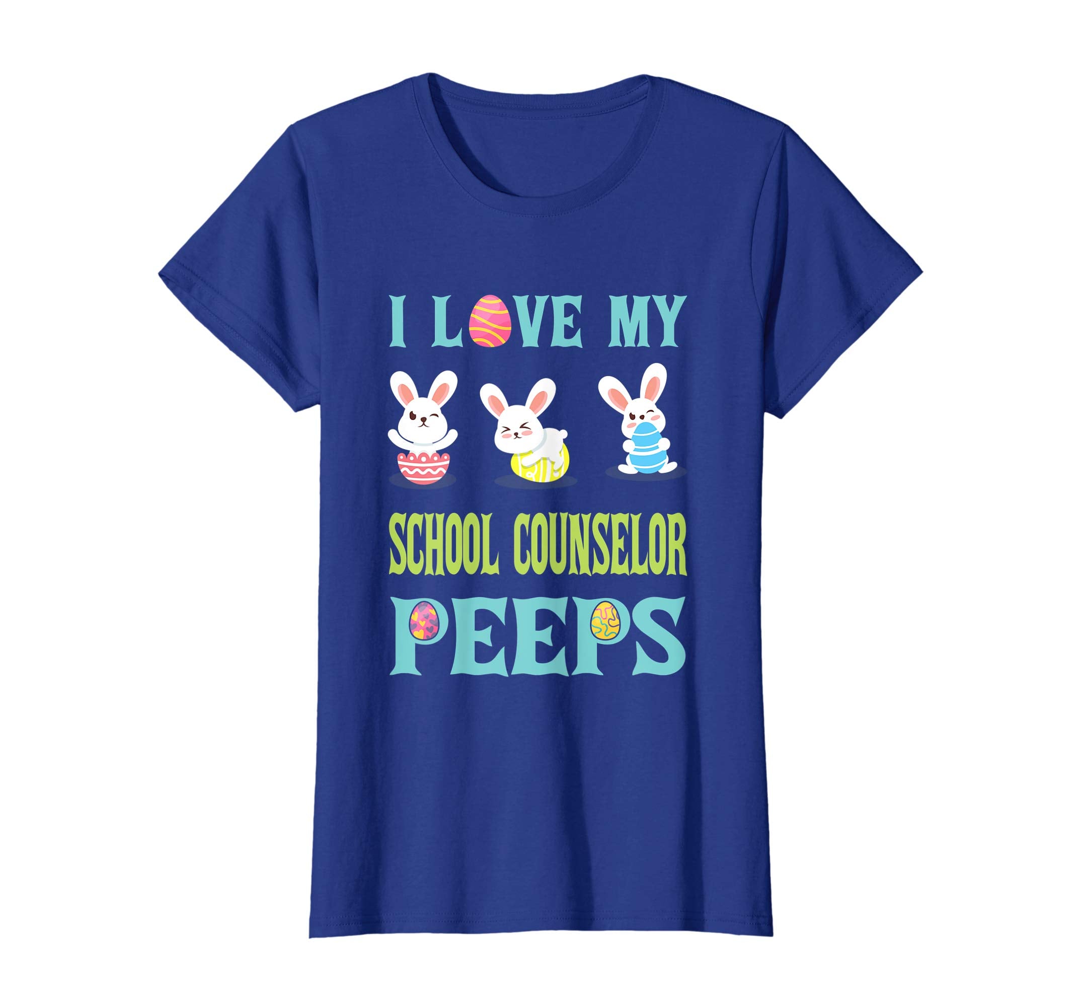 I Love My School Counselor Peeps Happy Easter Teacher Shirt