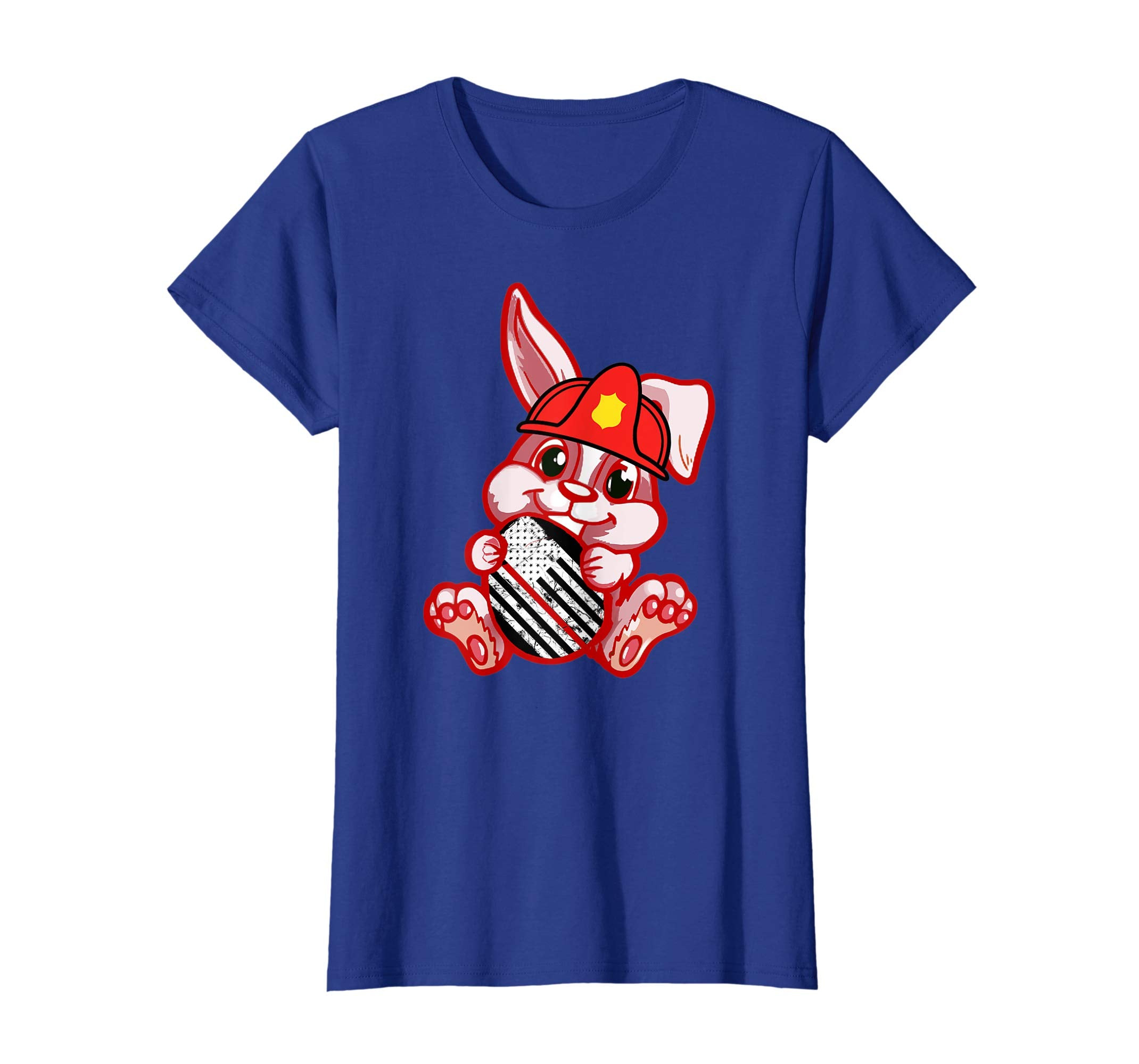 Womens Firefighter Easter Shirt