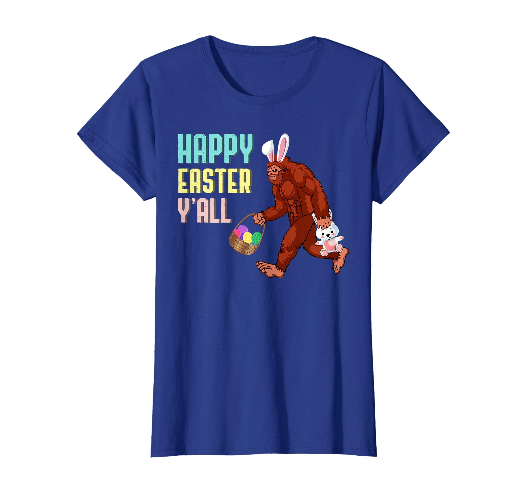 Easter Bigfoot Sasquatch Shirt Bunny Egg Hunting Gift Tee