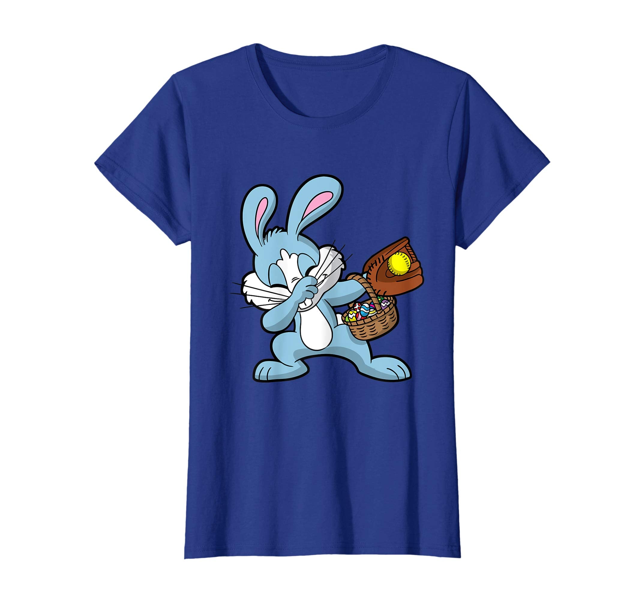 Dabbing Easter Bunny Kids Shirt Softball Dab Dance Gift