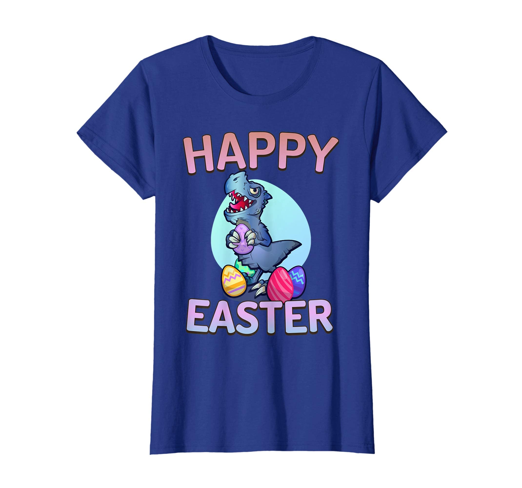 Happy Easter Dinosaur T-Rex Eggs Gift T Shirt boys girls
