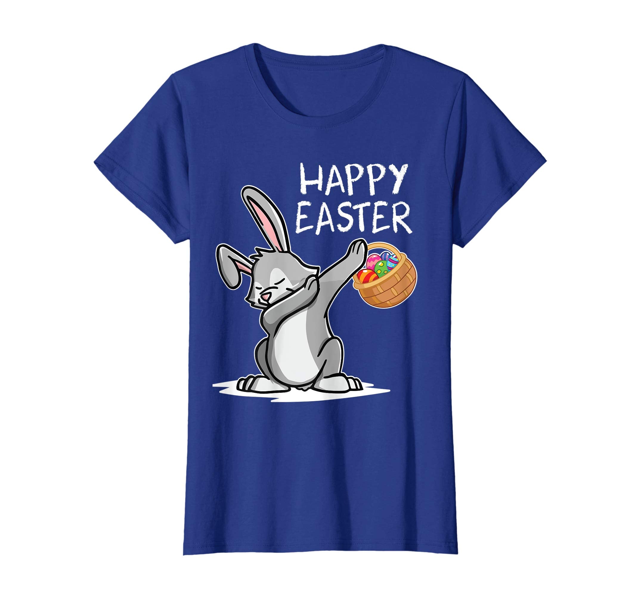 Rabbit Dabbing Dancing With Easter Eggs Shirt Happy Easter