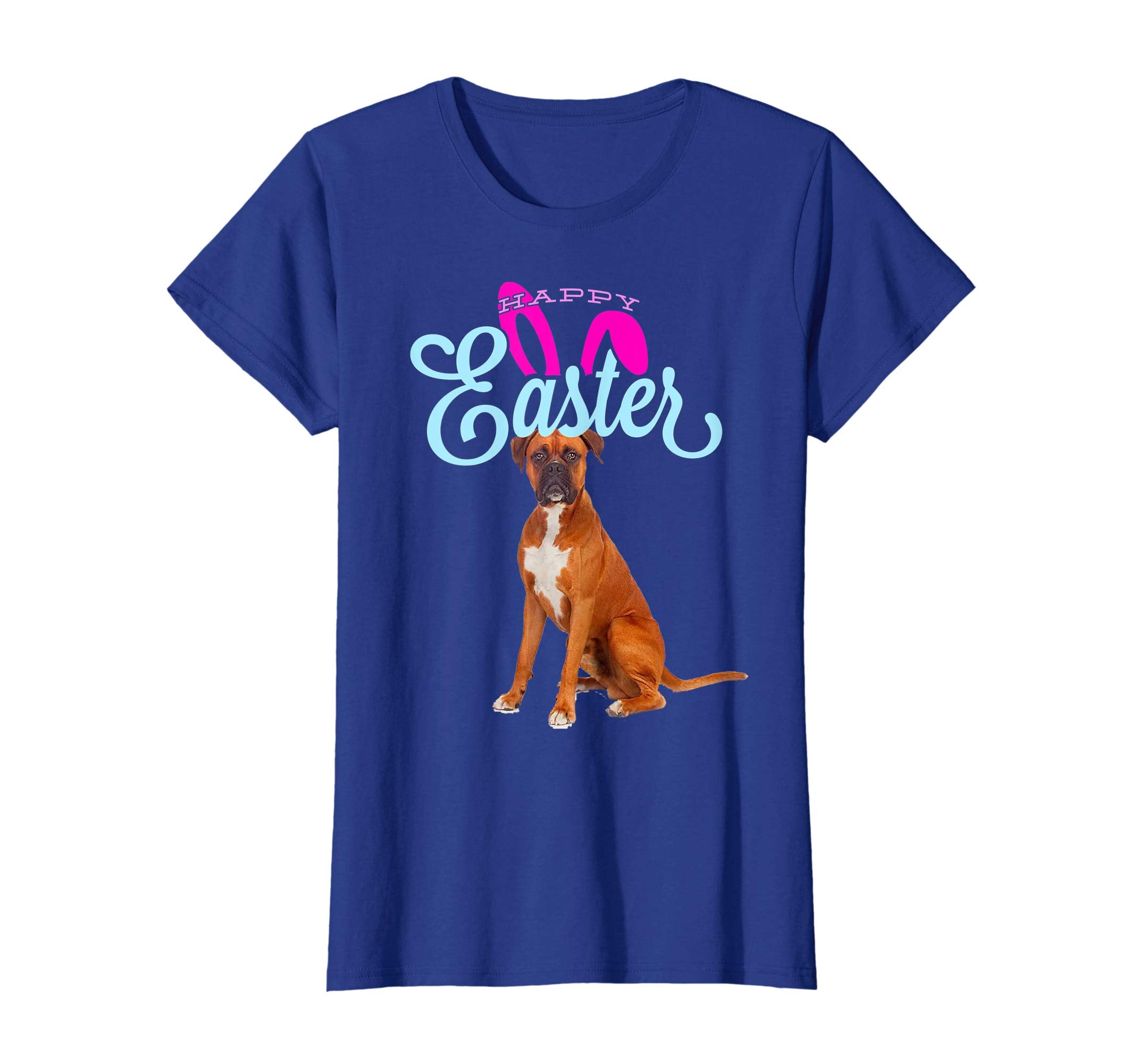 Easter Bunny Boxer Tshirt Dog Men Women Gift Easter Day