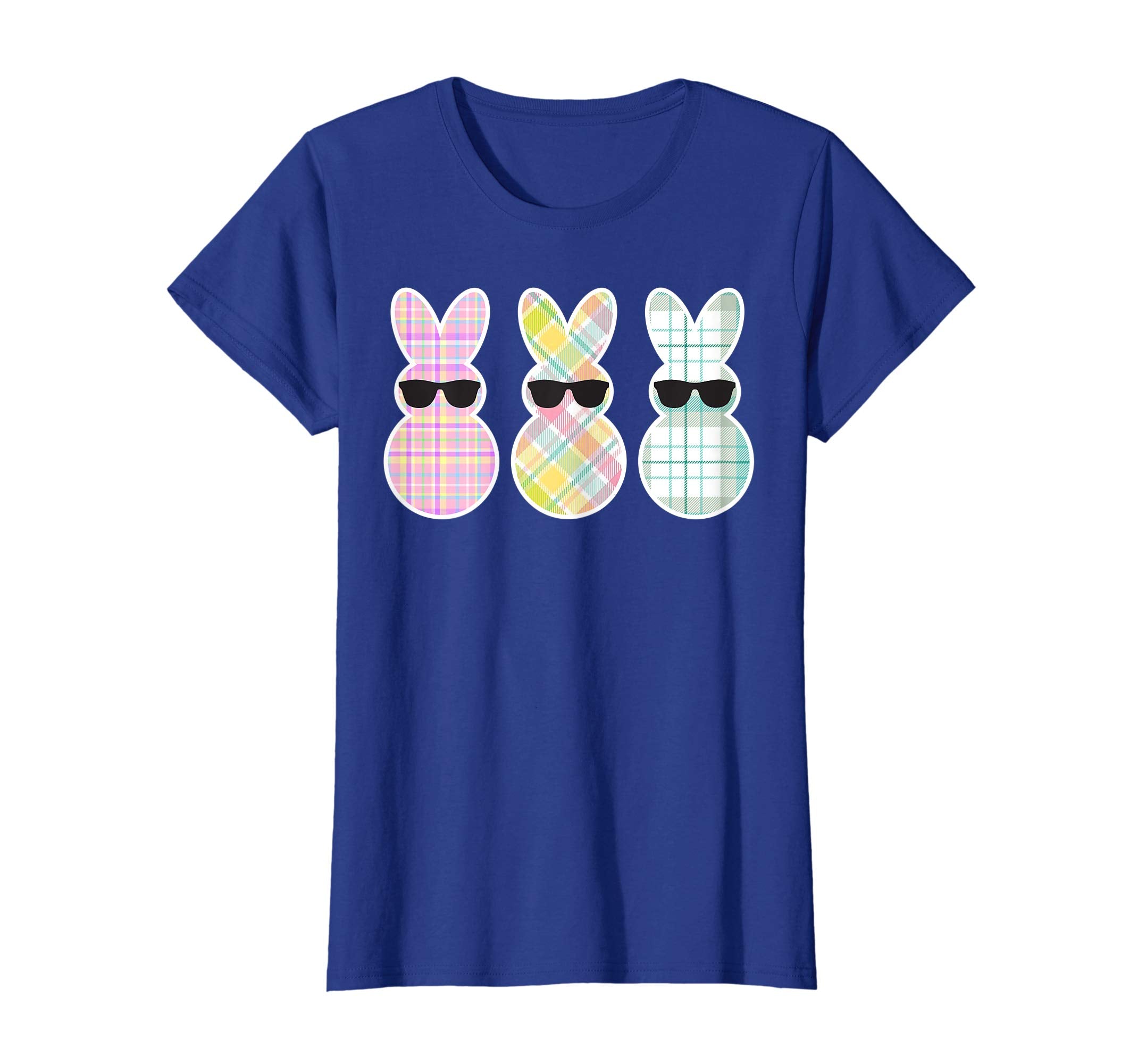 Cute Peeps- Bunny Easter Plaid T shirt -Happy Easter Gift