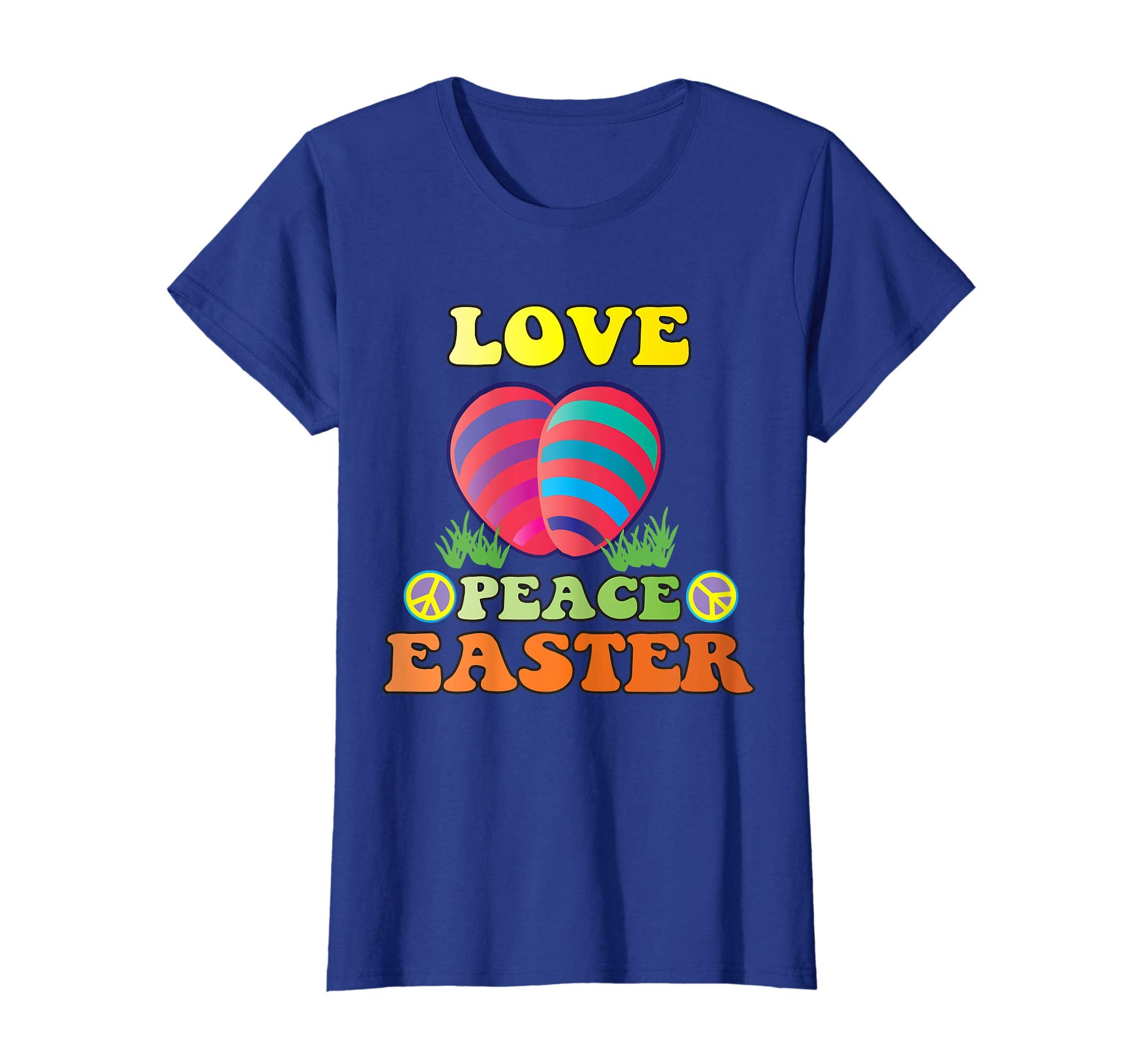 Easter Shirt For Outfit Love Peace Easter Women Girls Kids