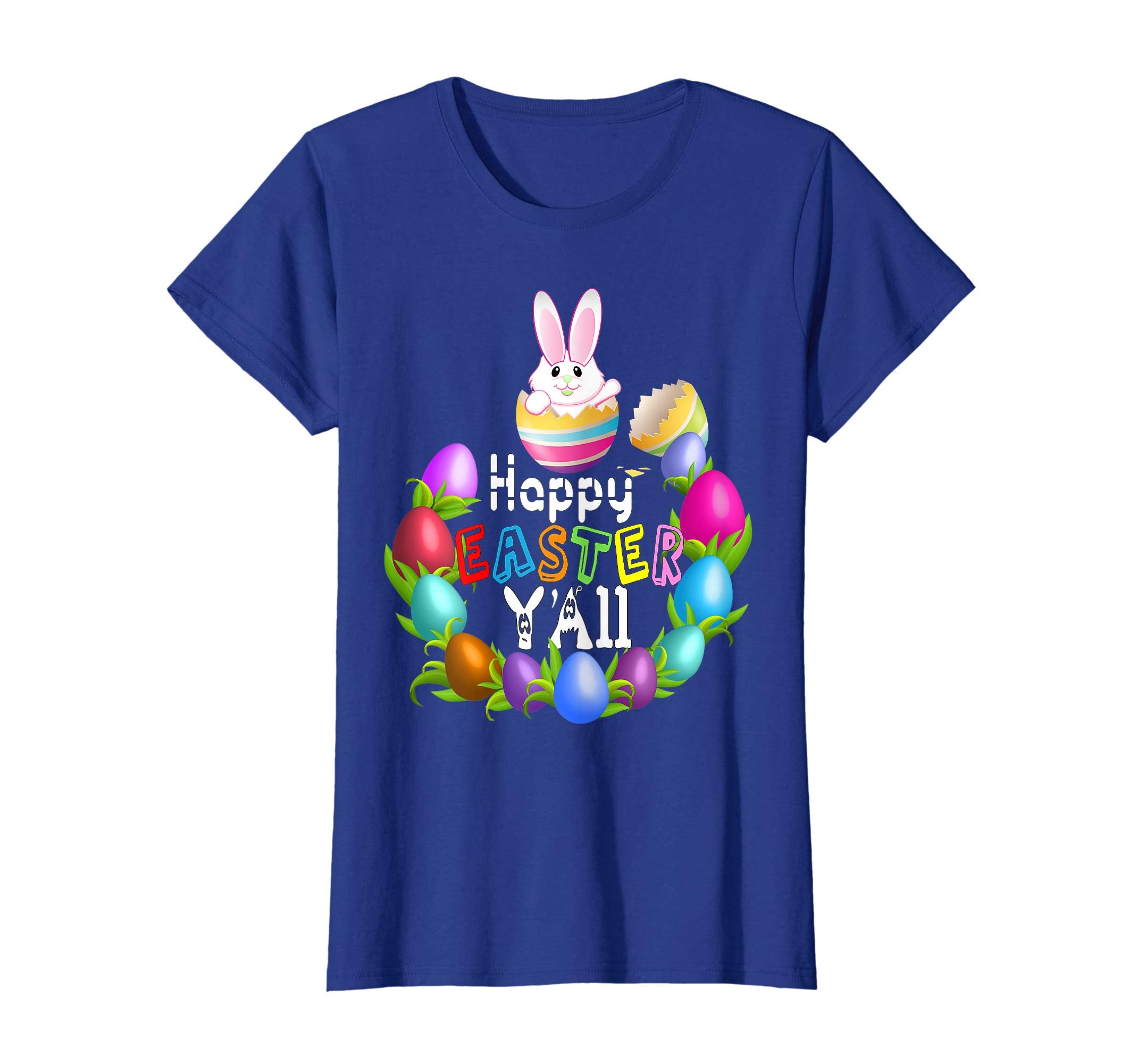 HAPPY EASTER Y'all Shirt Egg Hunt Bunny Shirt Women Men Kids