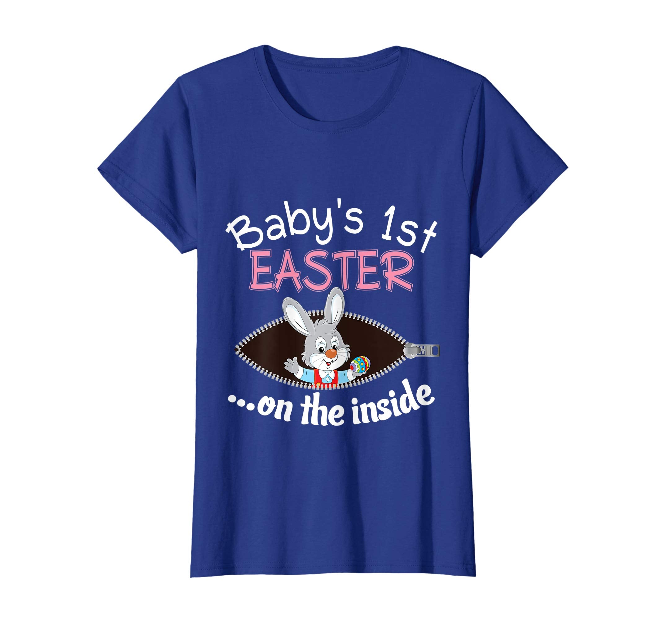 Baby 1st Easter On The Inside T-Shirt Pregnancy Announcement