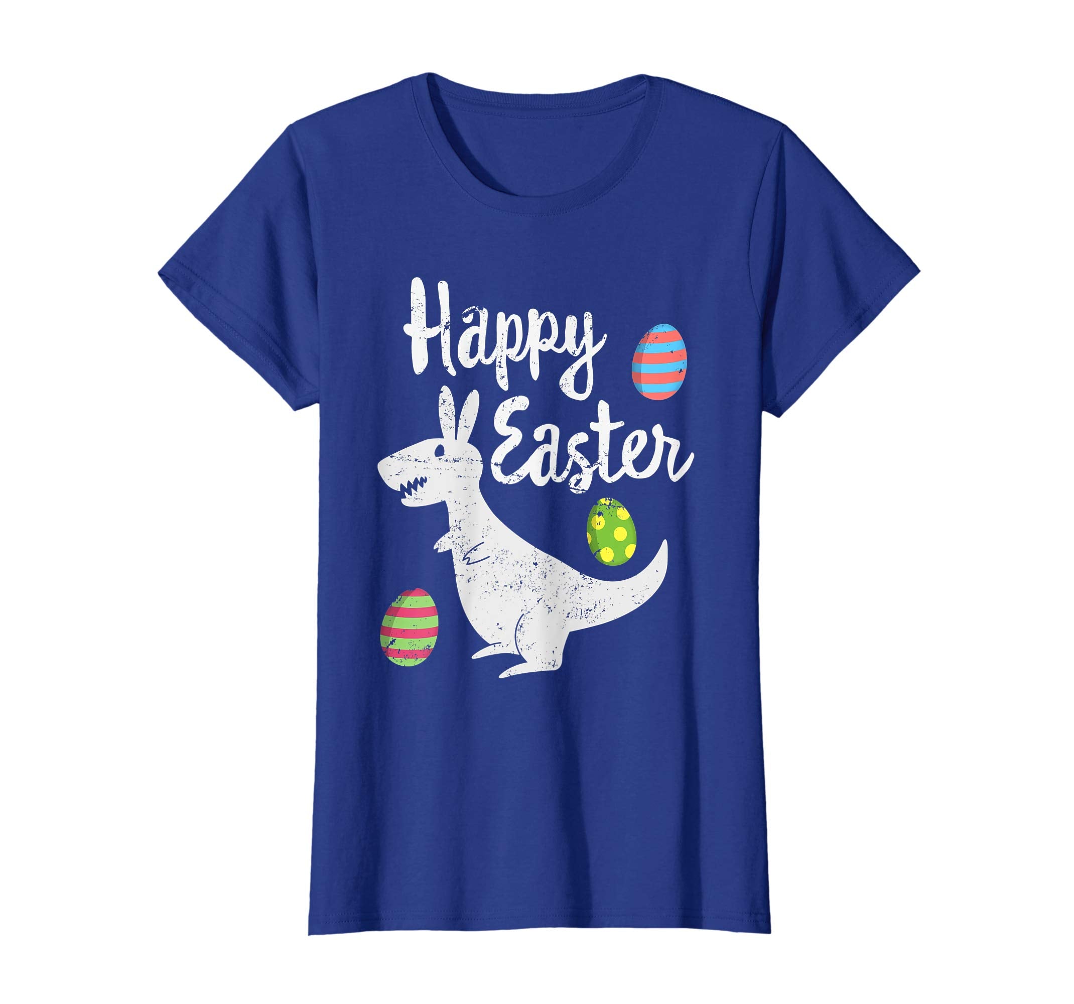 Happy Easter Dinosaur Tee shirt with Easter Eggs T shirt