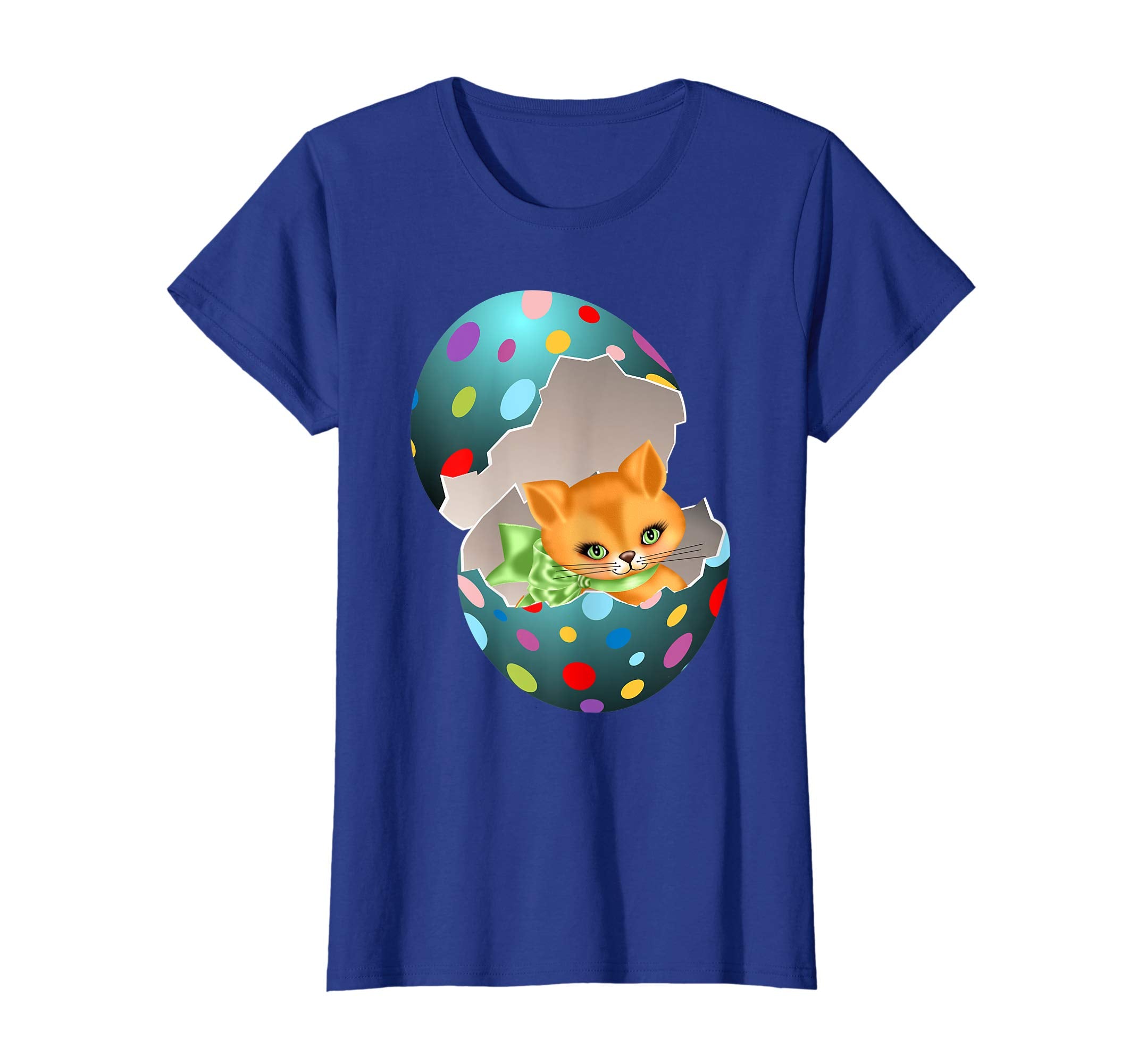 Cute Cat In Easter Egg Cat Kitten Lover T-Shirts Gift
