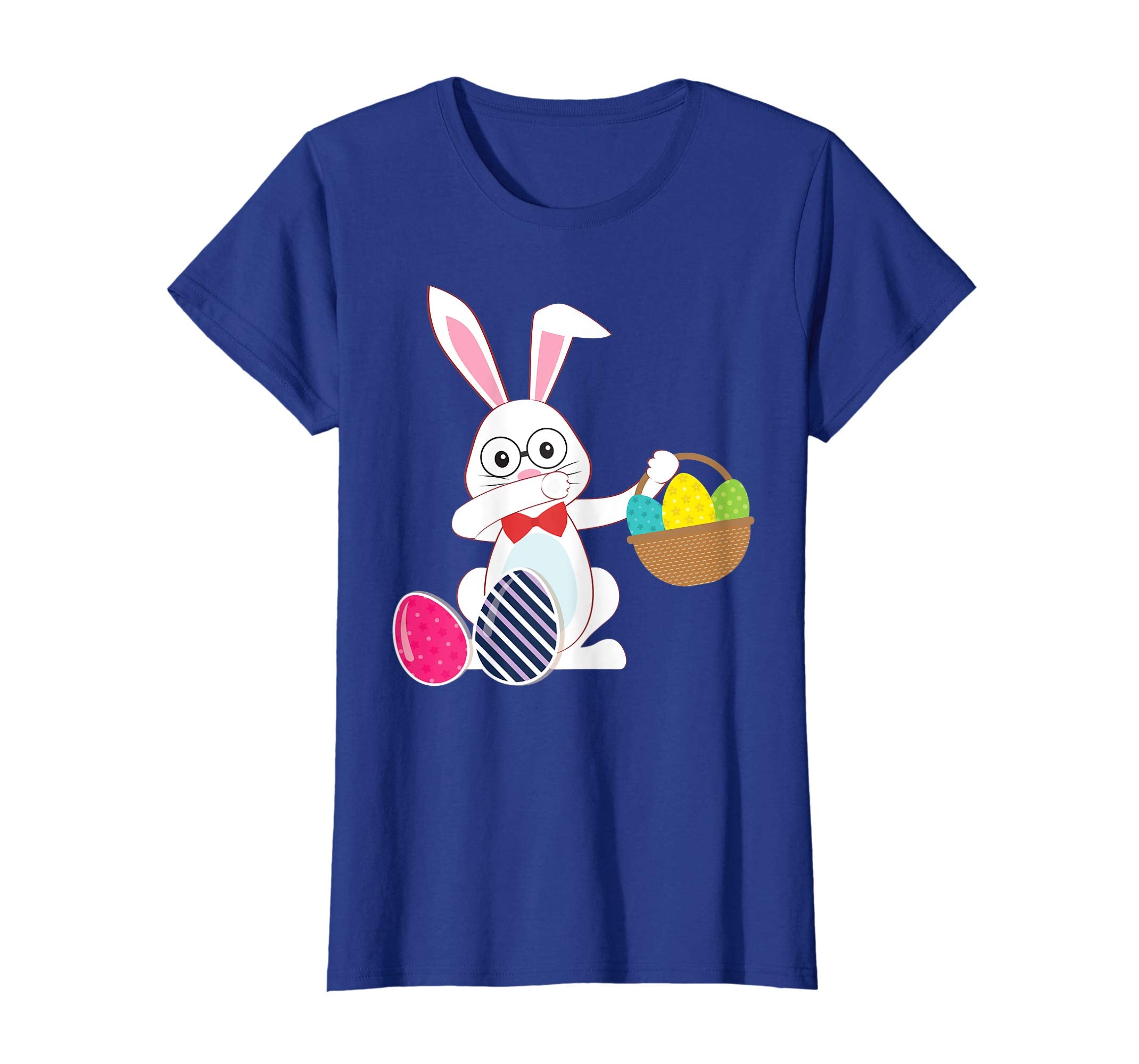 Cute Bunny Dab Dabbing Around The Easter Eggs T-Shirt Lovely