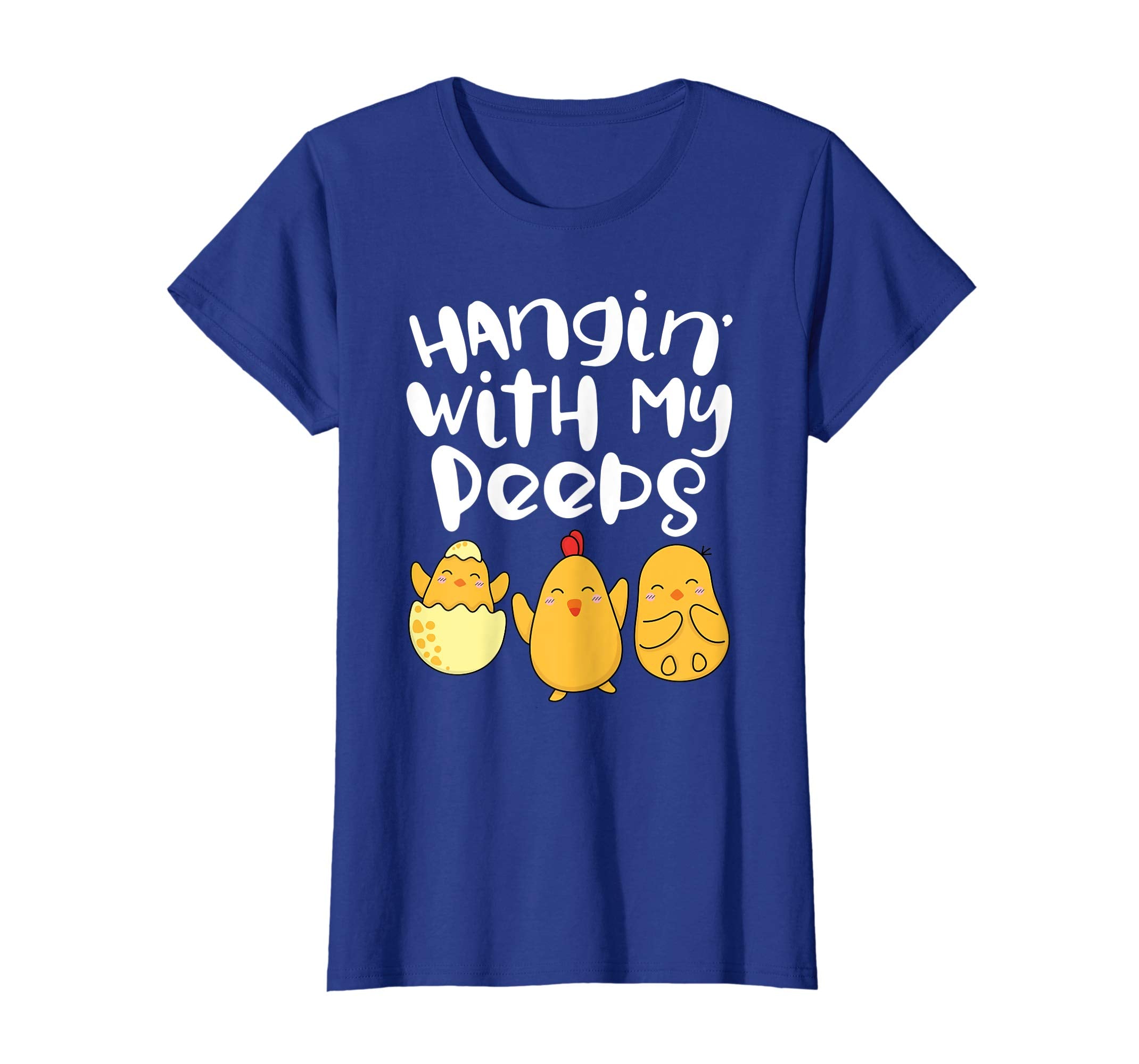 Hanging With My Peeps Happy Easter Kids Boys Girls T Shirt