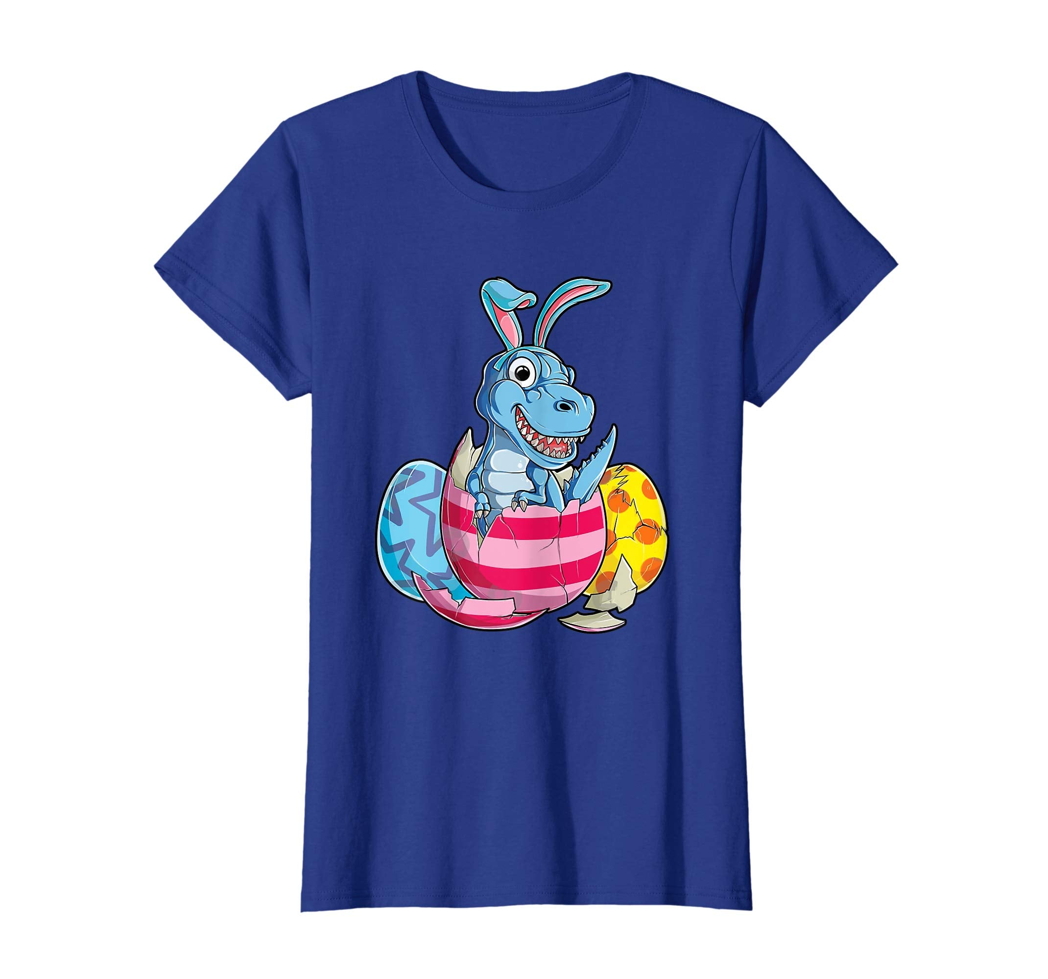 Happy Eastrawr T-Rex Dinosaur Easter Bunny Egg T Shirt Kids