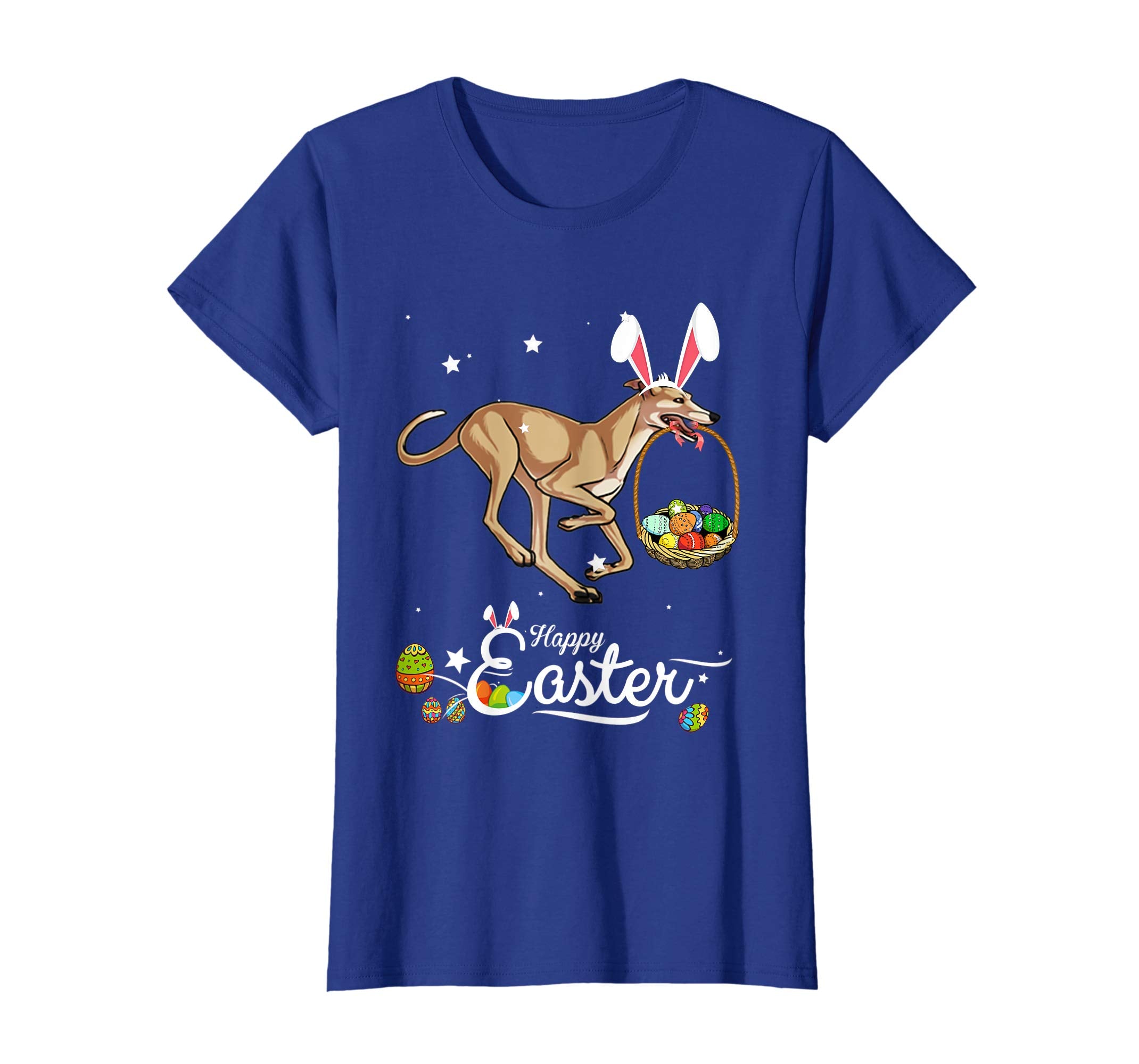Greyhound Dog With Bunny Hat Easter Costume T Shirt