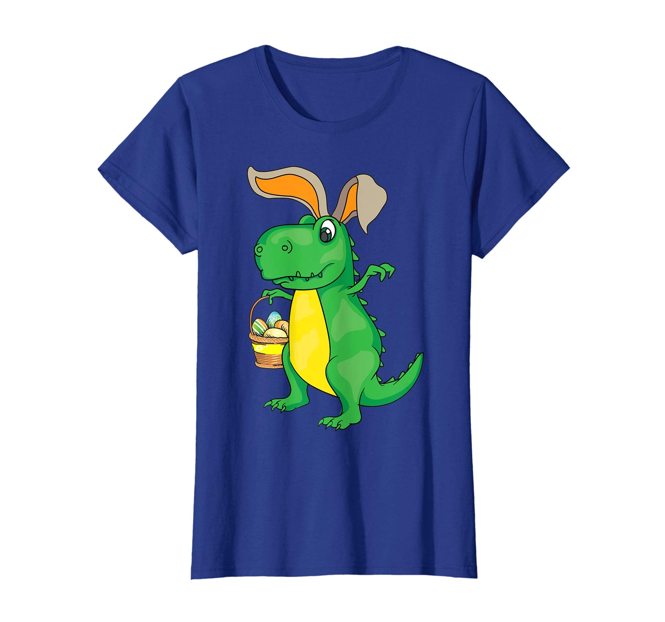 Tyrannosaurus Dinosaur Easter Eggs Bunny Tee For Cool Family