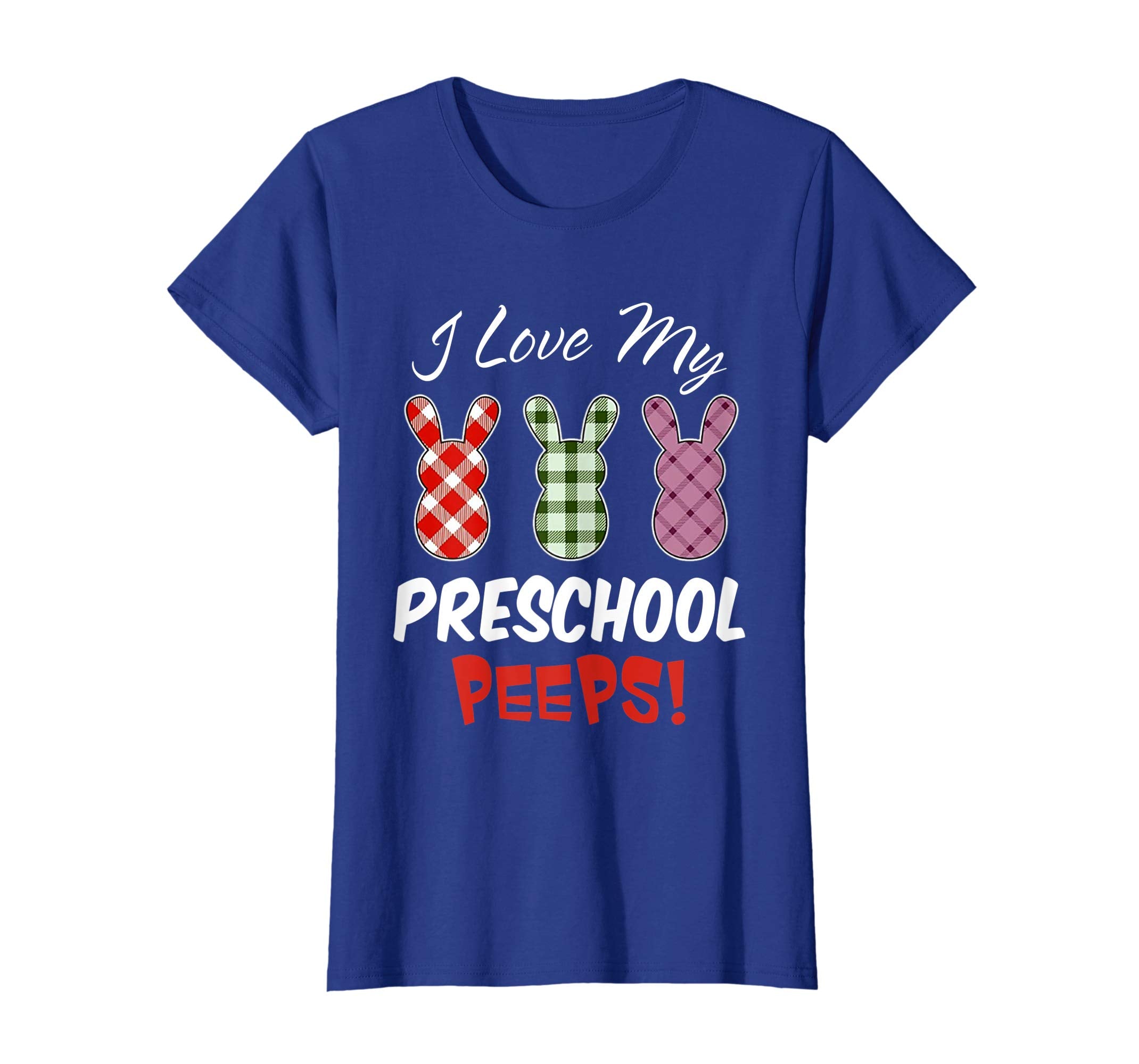 I Love My Preschool Peeps-Bunnies Easter Teacher TShirt