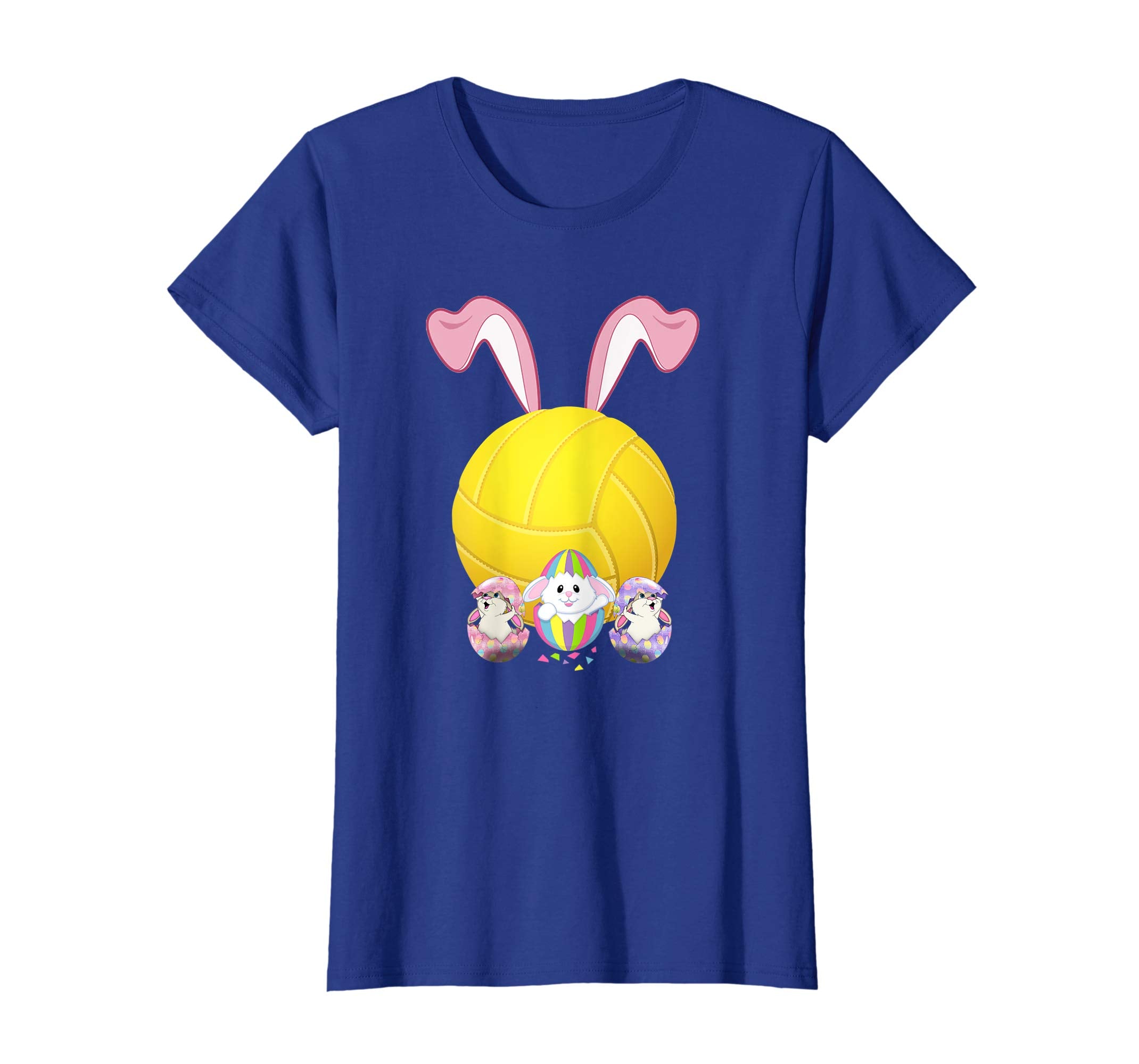 Volleyball Easter Bunny Egg T-Shirt Funny For Men Women
