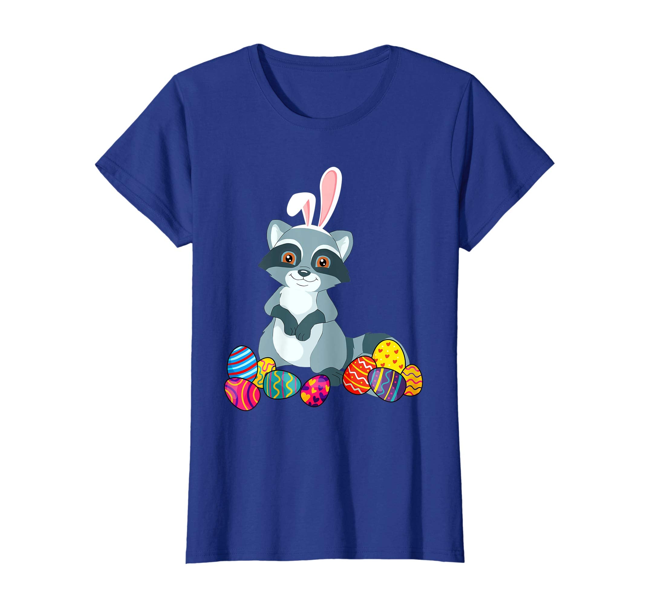 Raccoon Bunny Ear With Egg Easter Easter Day Shirt