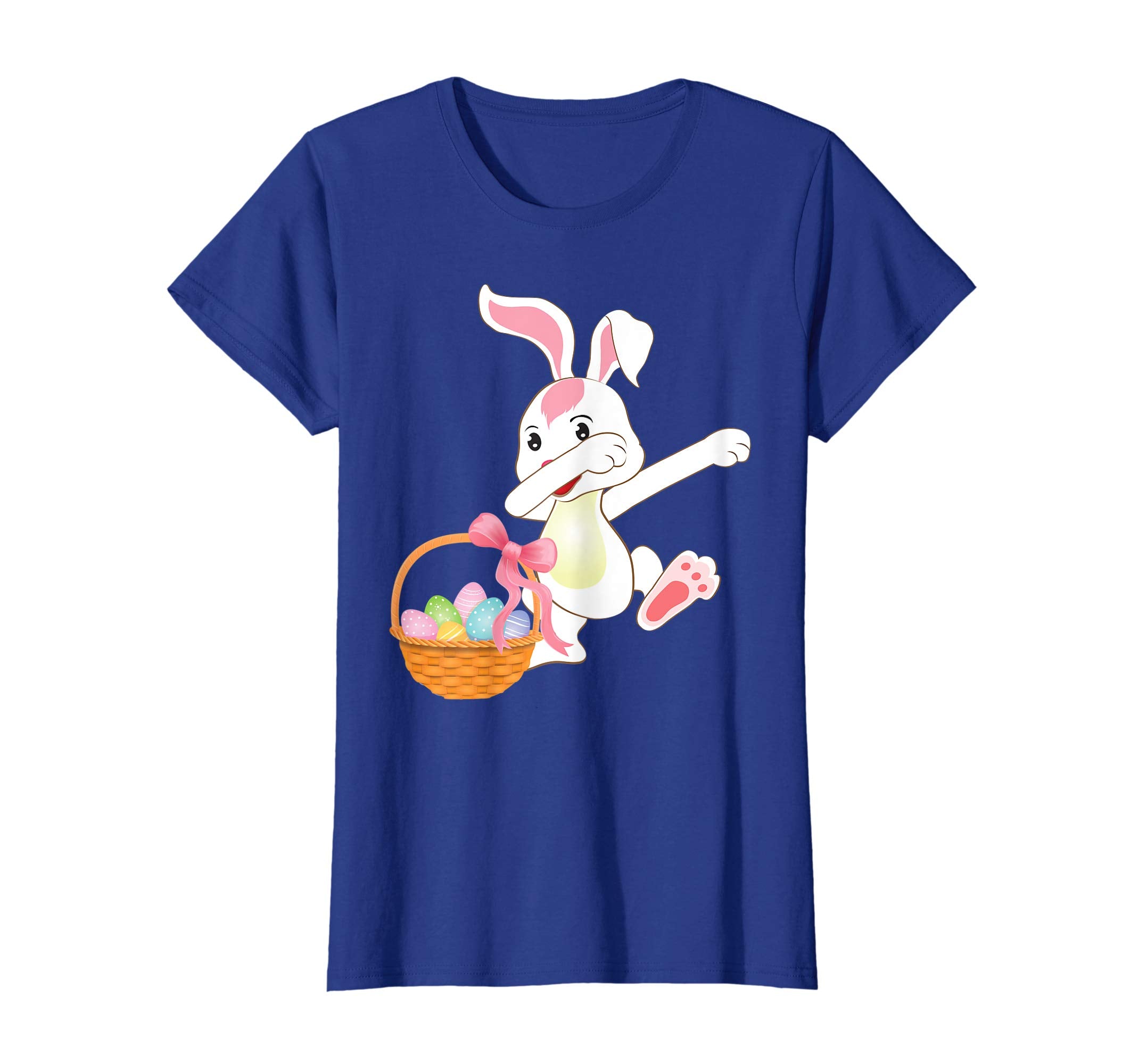Cute Bunny Dab Dabbing Around The Easter Eggs T-Shirt Lovely