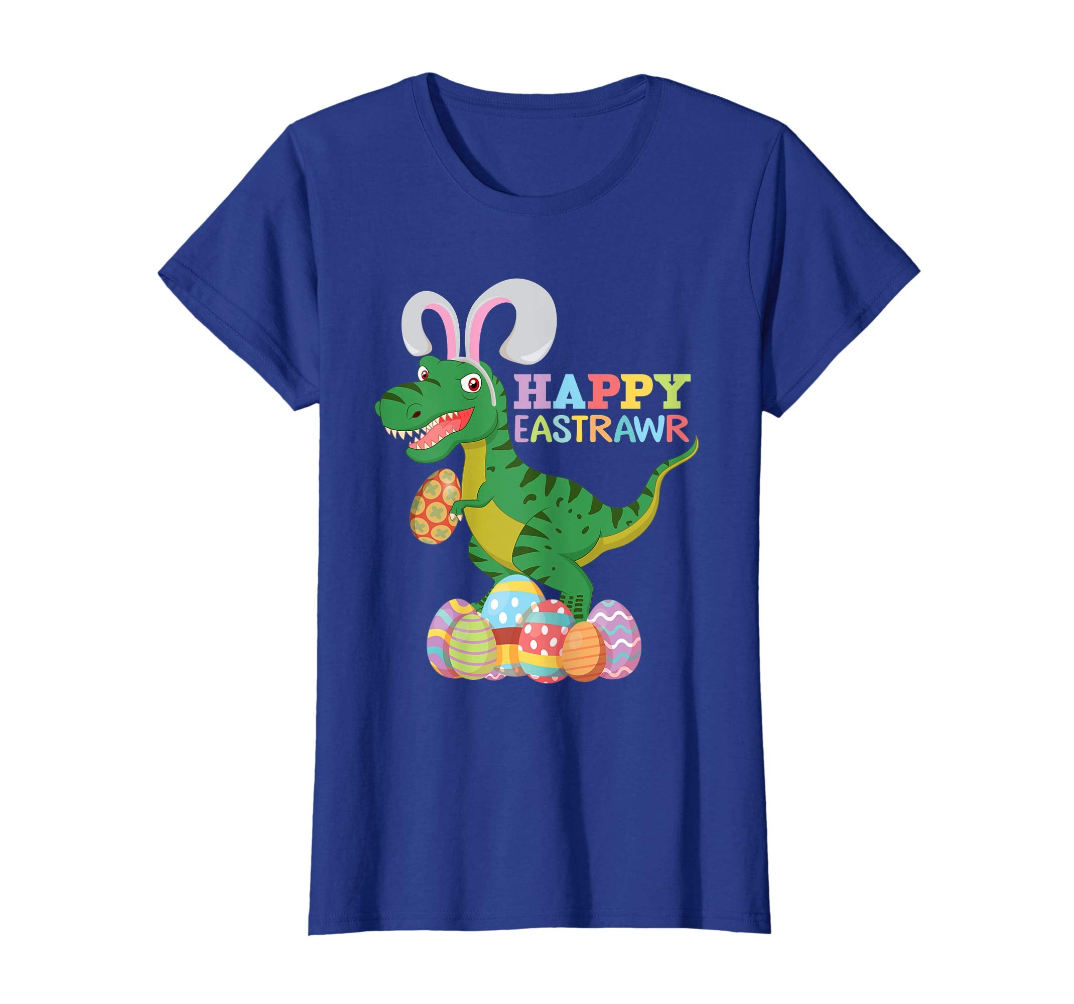 Happy Eastrawr T Rex Dinosaur Bunny Egg Easter TShirt