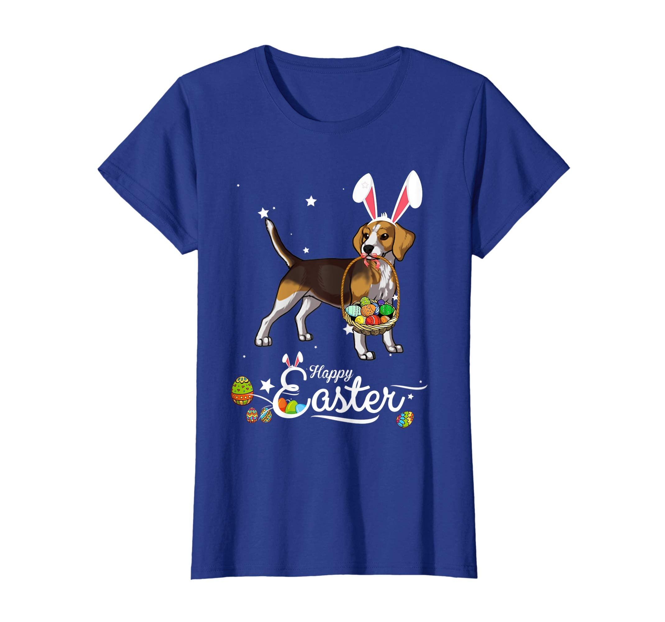 Beagle Dog With Bunny Hat Easter Costume T Shirt