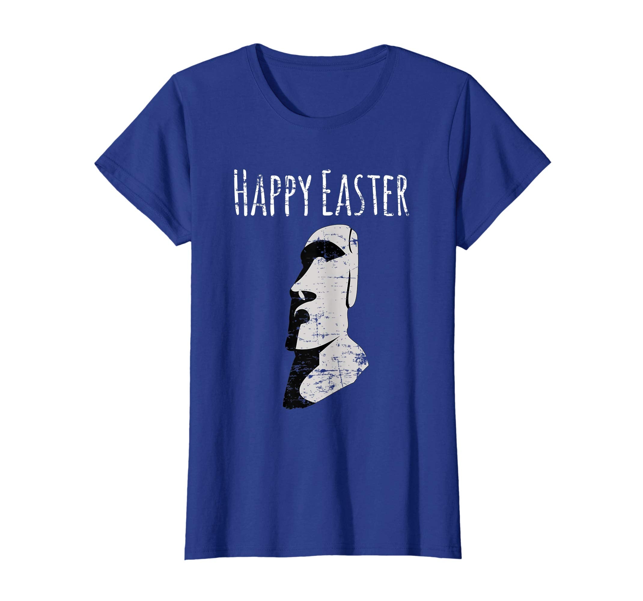 Happy Easter Island Funny Moai Easter Island Head T Shirt
