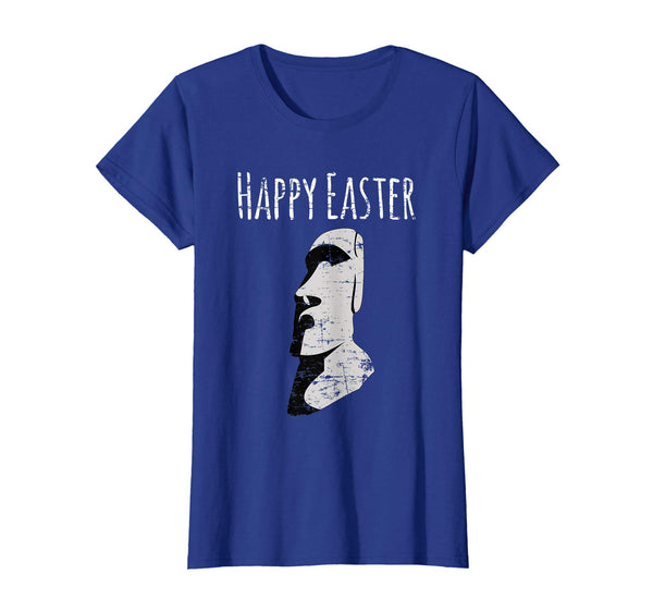 Happy Easter Island Funny Moai Easter Island Head T Shirt