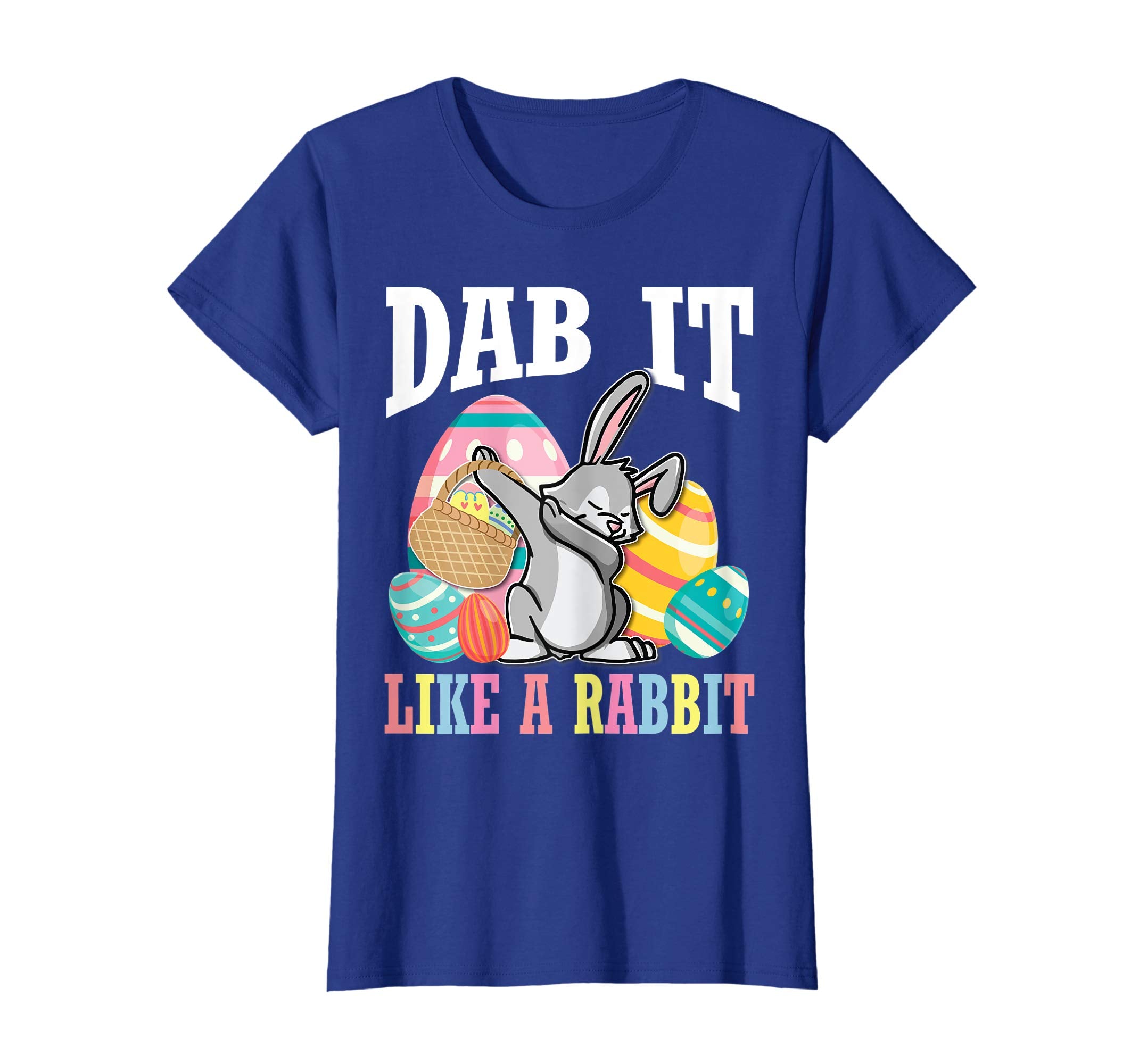 Lovely Bunny Dabbing Easter Eggs Shirt Dab It Like A Rabbit