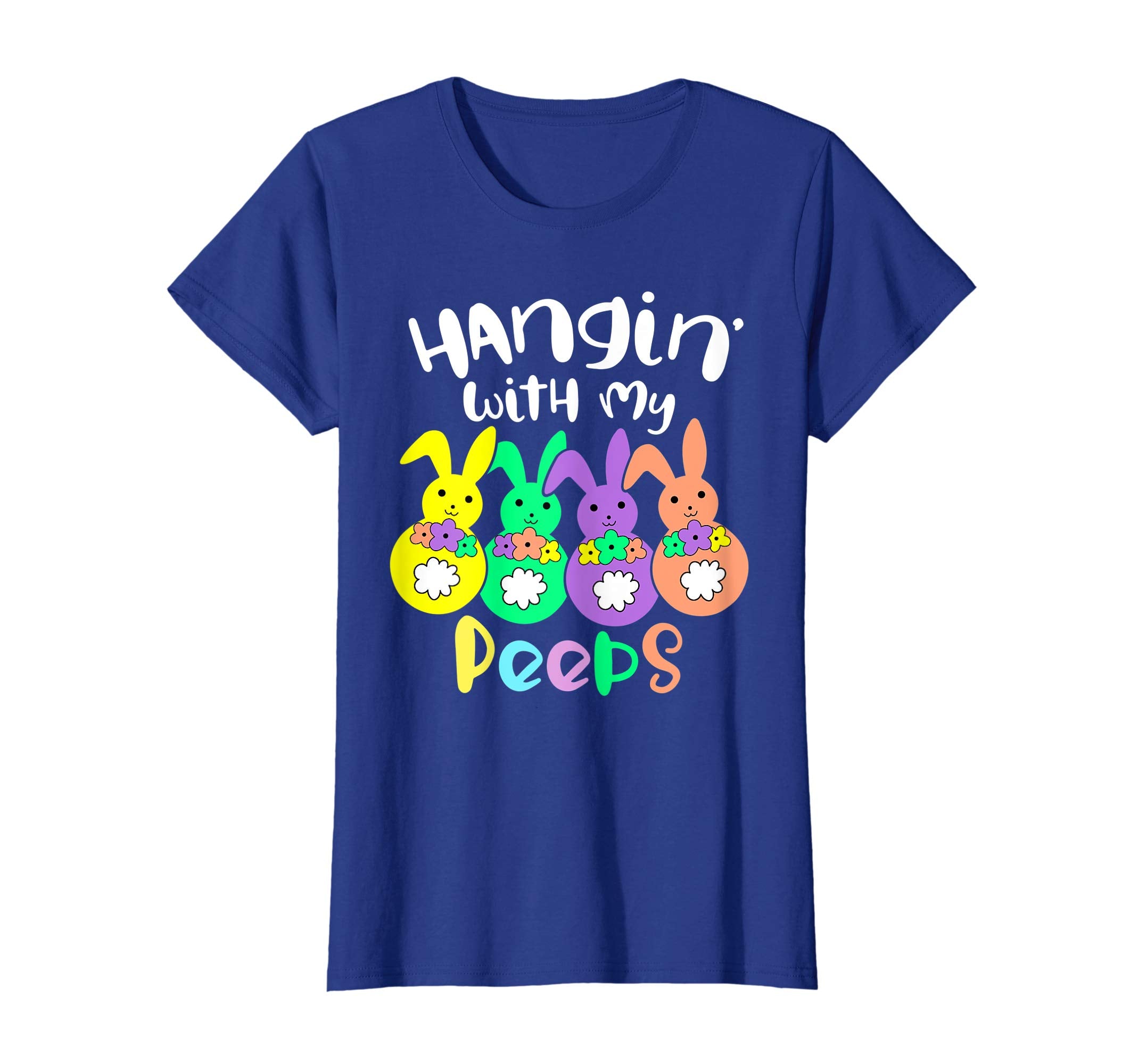 Hanging With My Peeps Happy Easter Kids Boys Girls T Shirt
