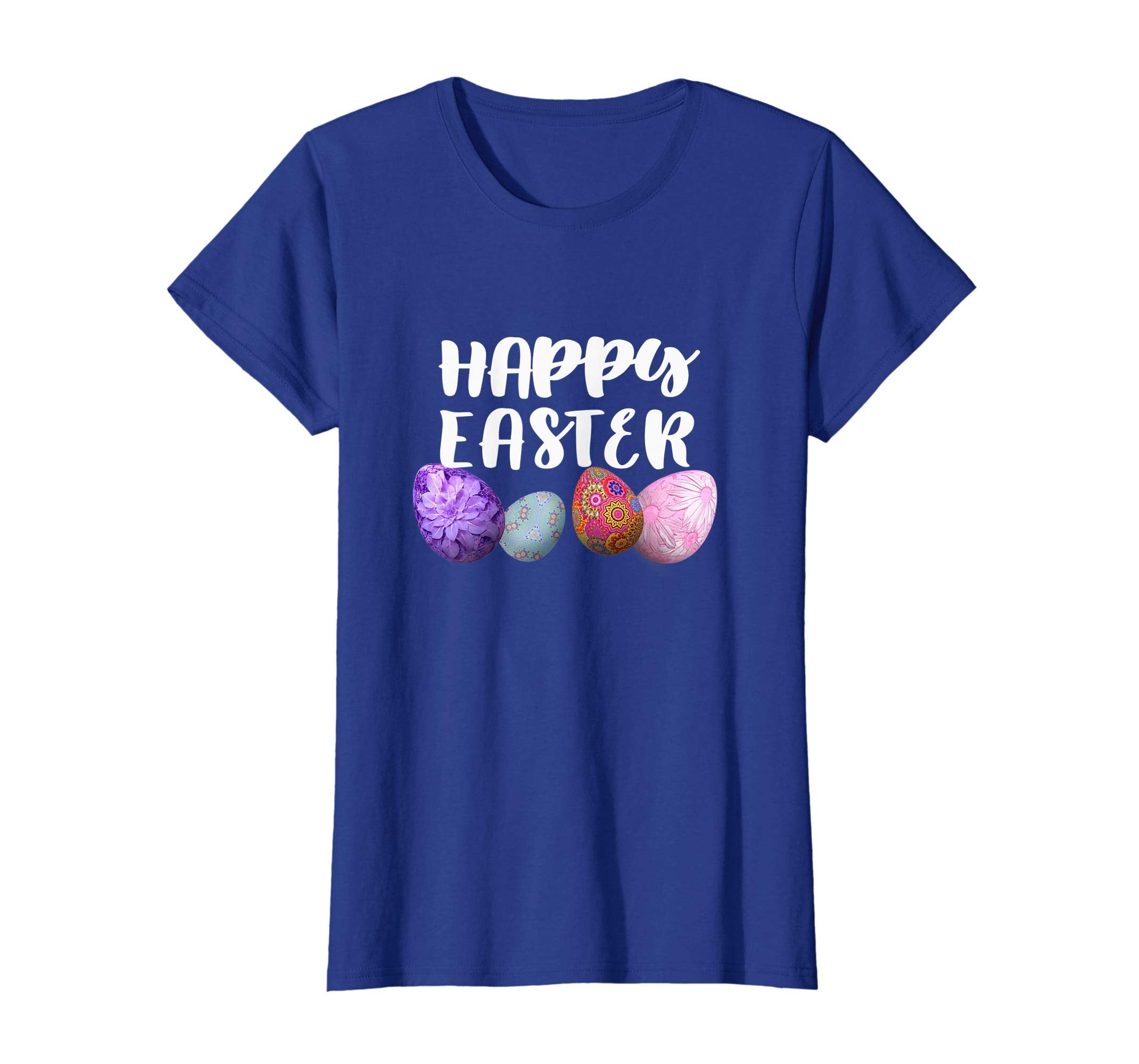 Happy Easter Holiday Shirt With Decorative Easter Eggs Tee
